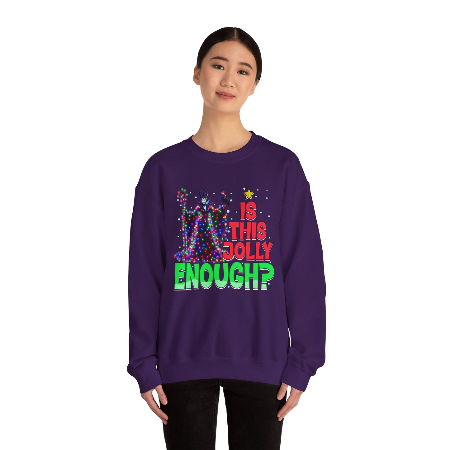 Is this Jolly Enough Unisex Heavy Blend™ Crewneck Sweatshirt
