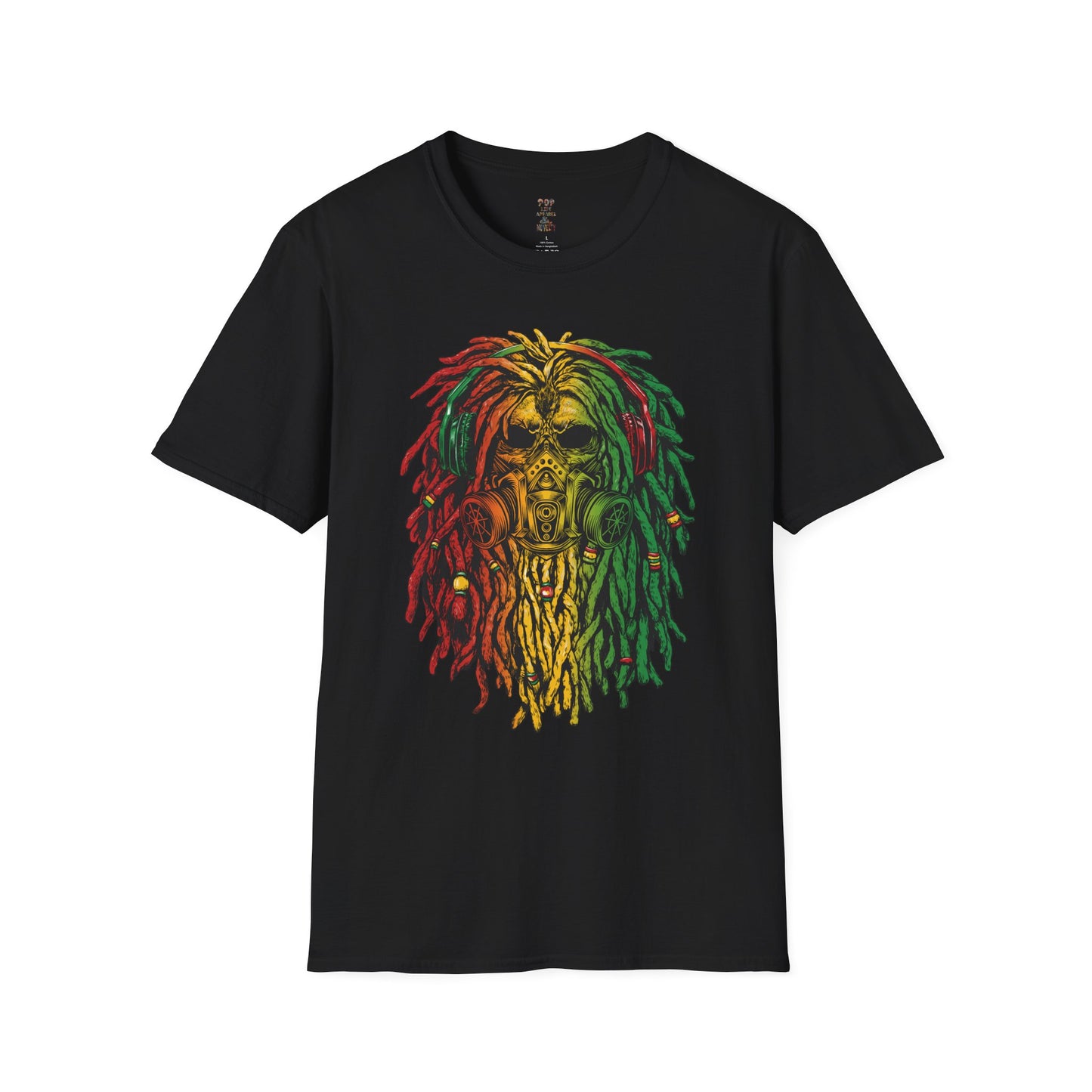 Gas Mask Lion Softstyle T-Shirt