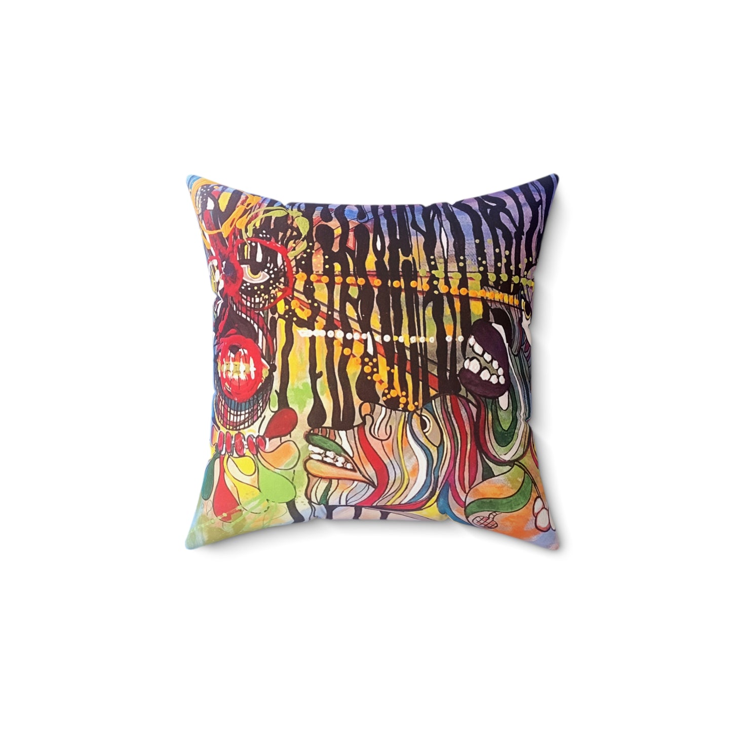 The Spellbinders Polyester Square Pillow