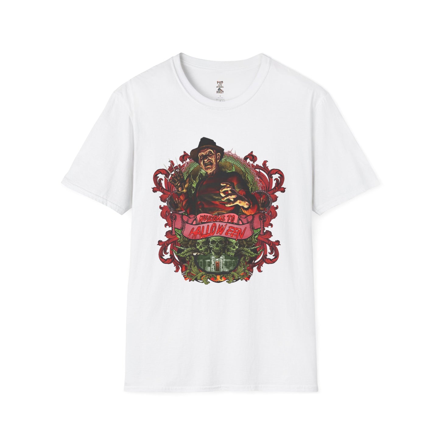 Freddie Welcome to Halloween Unisex Softstyle T-Shirt