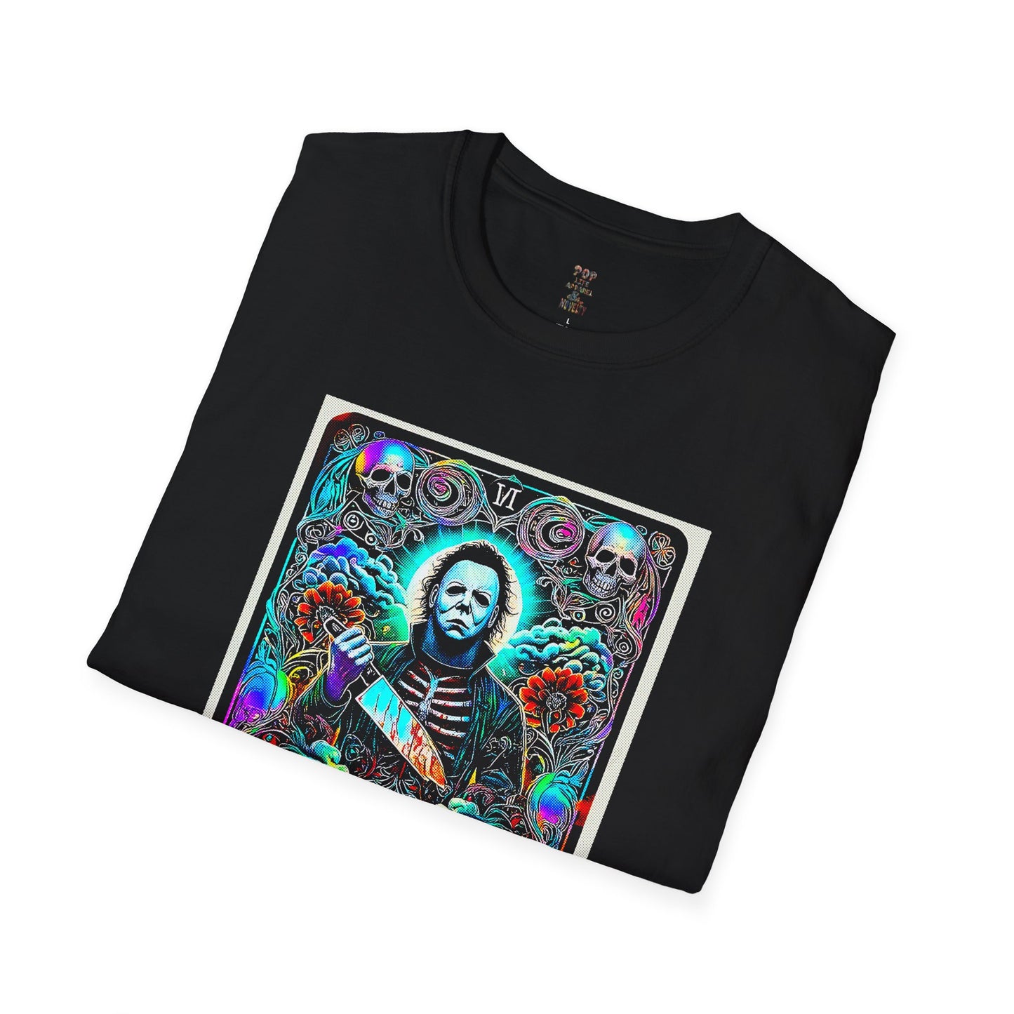 Welcome to Halloween Tarot Card Unisex Softstyle T-Shirt