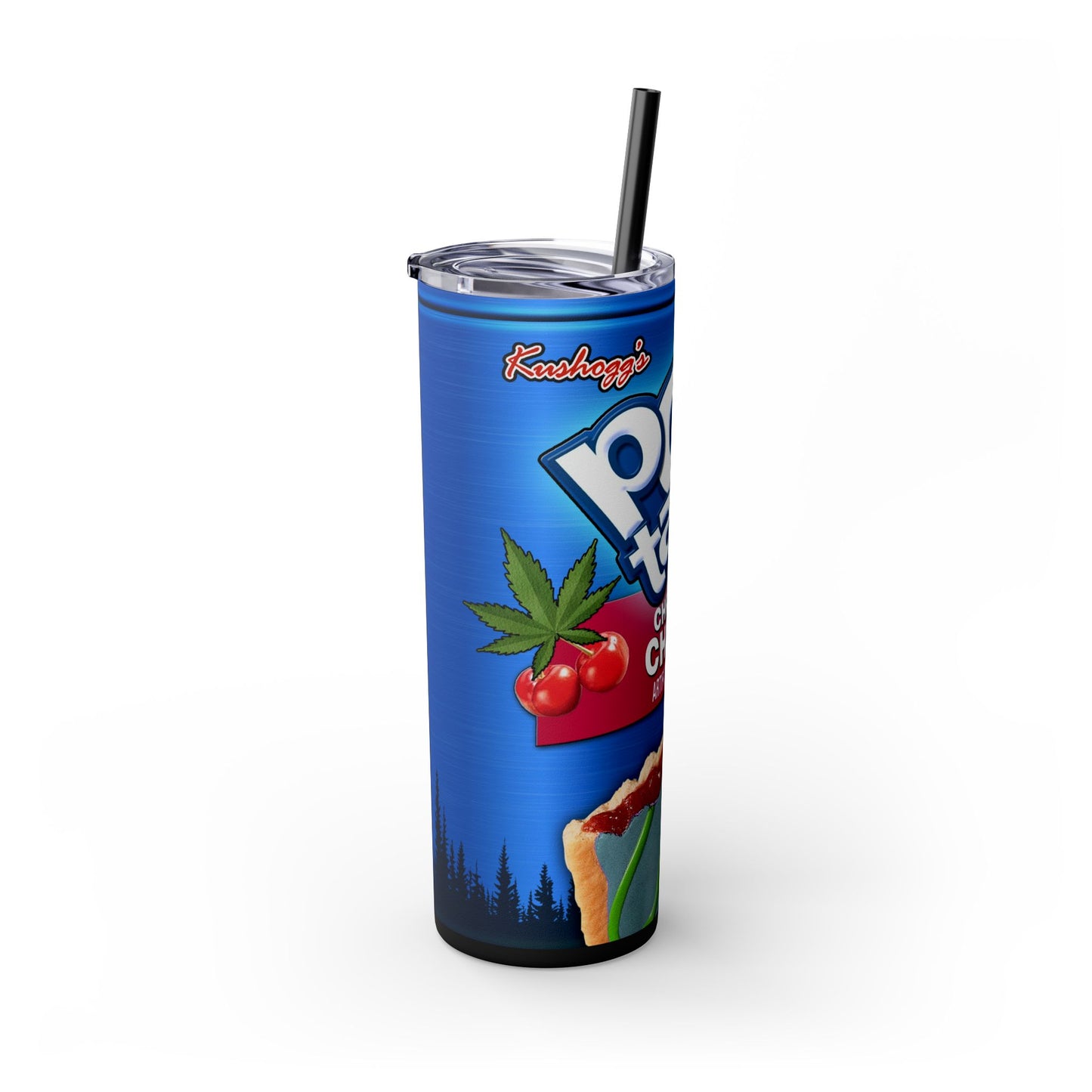 Pot Tart Chronic Cherry Tumbler with Straw, 20oz