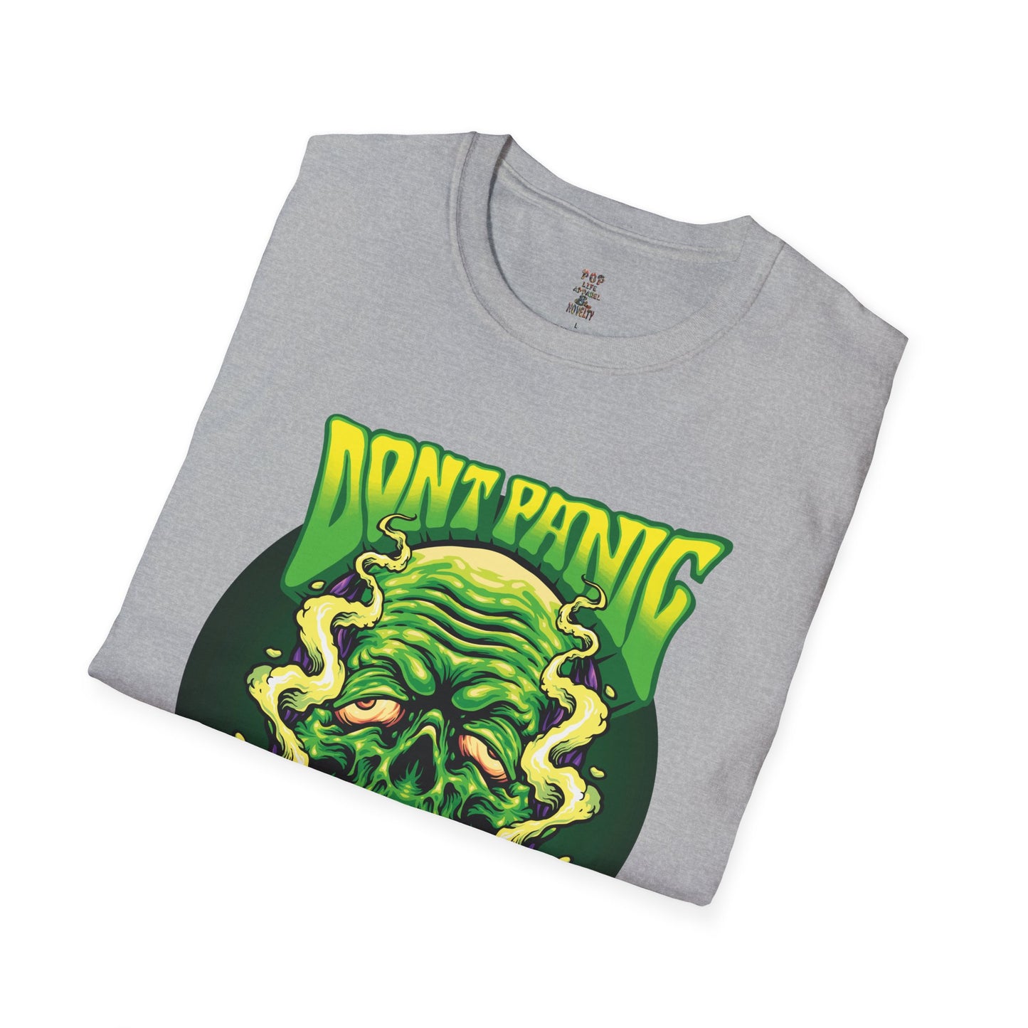 Don't Panic it's Organic Unisex Softstyle T-Shirt
