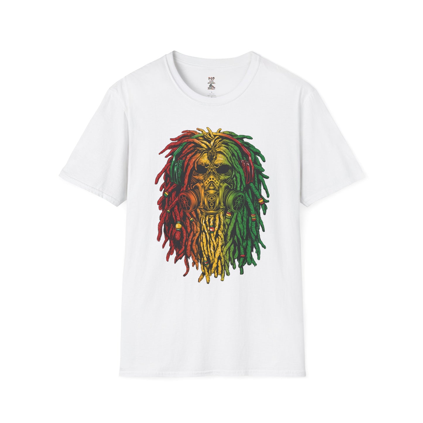 Gas Mask Lion Softstyle T-Shirt