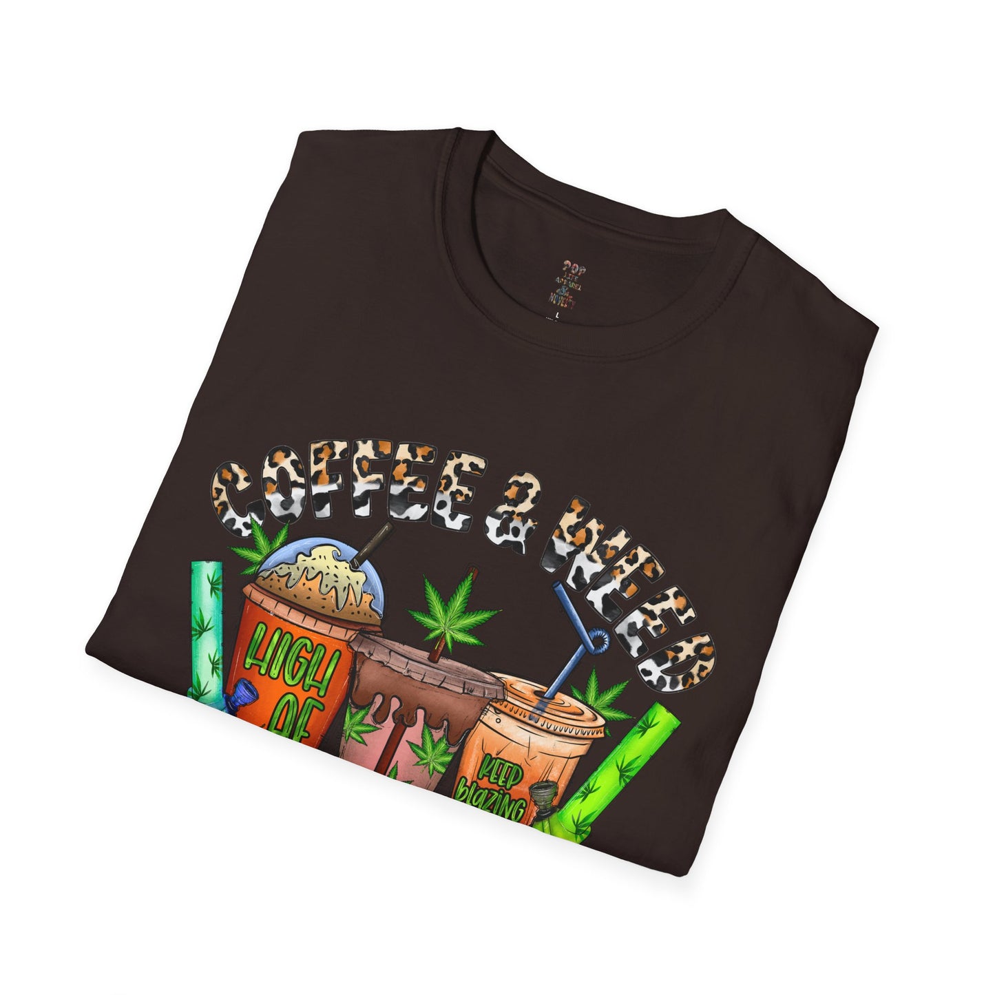 Coffee & Weed Unisex Softstyle T-Shirt