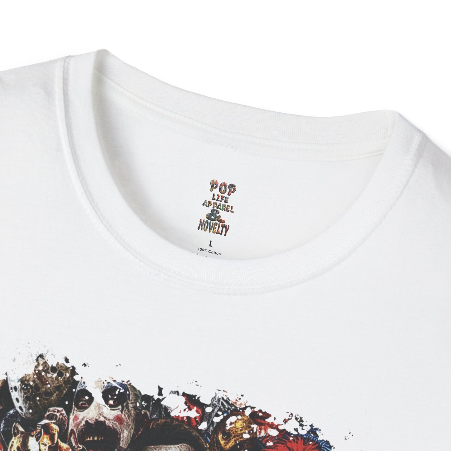 Horror Collage Unisex Softstyle T-Shirt