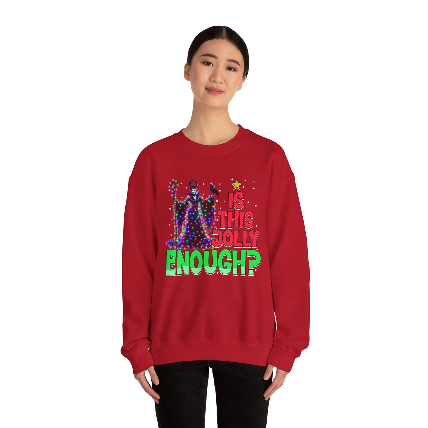 Is this Jolly Enough Unisex Heavy Blend™ Crewneck Sweatshirt