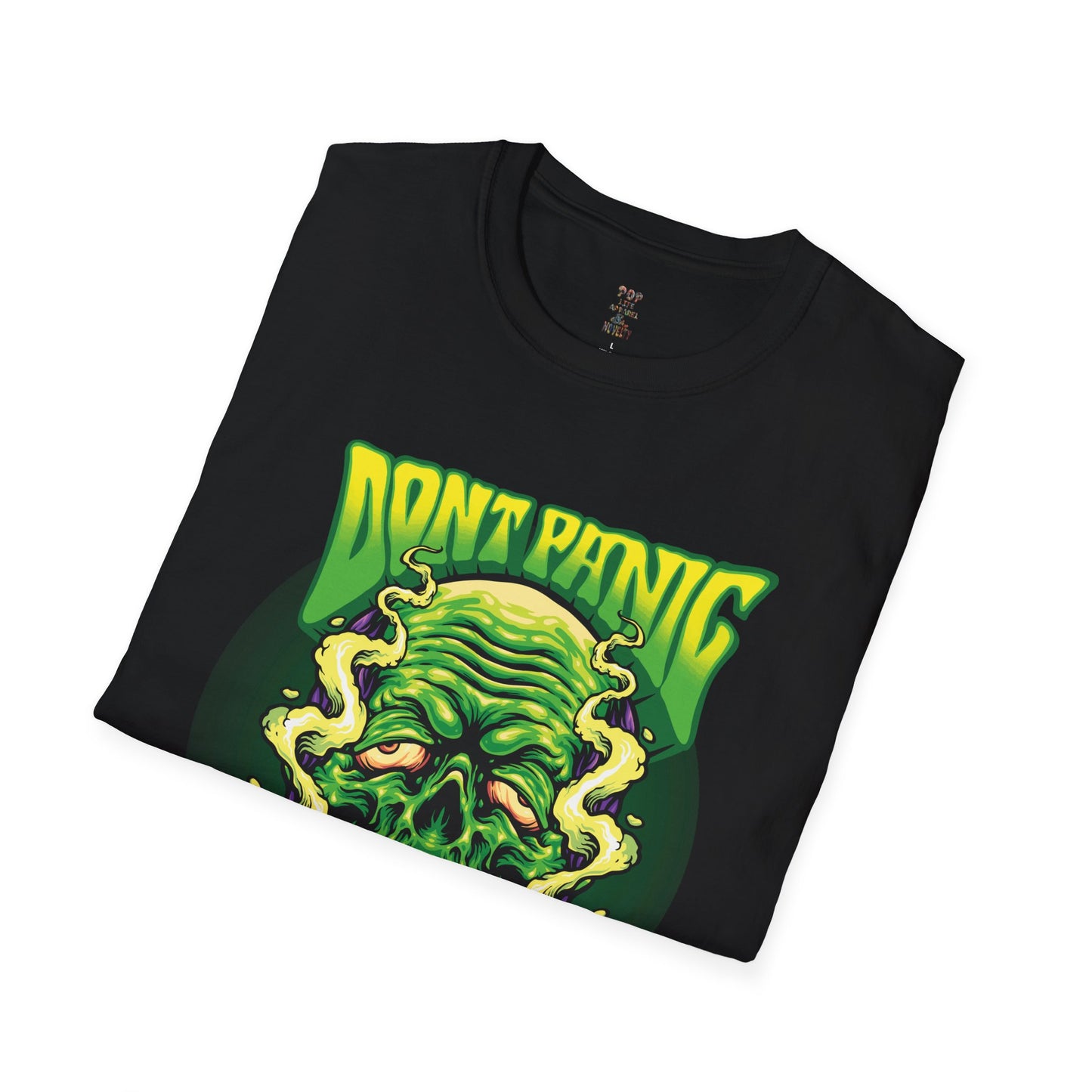 Don't Panic it's Organic Unisex Softstyle T-Shirt