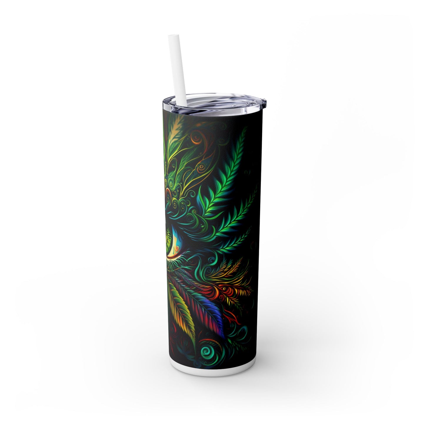 Greenest Eyes Tumbler with Straw, 20oz
