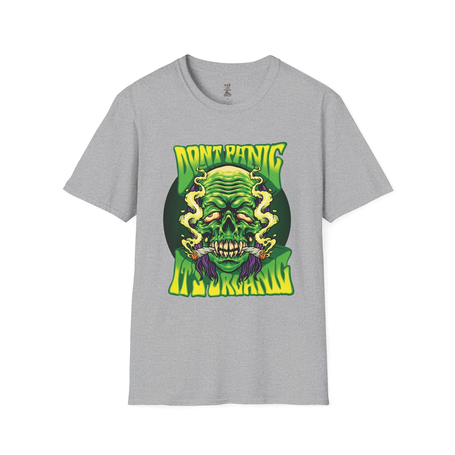 Don't Panic it's Organic Unisex Softstyle T-Shirt