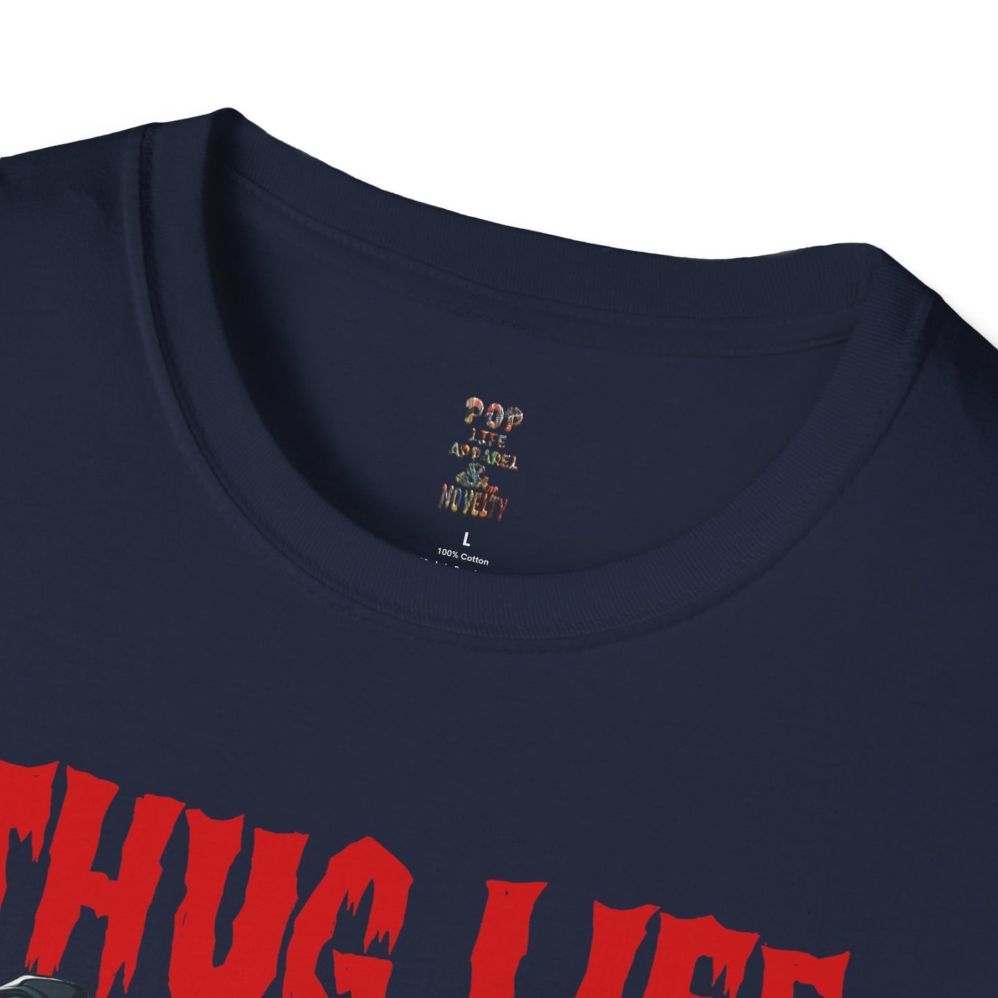 Thug Life Horror Club Pic Unisex Softstyle T-Shirt