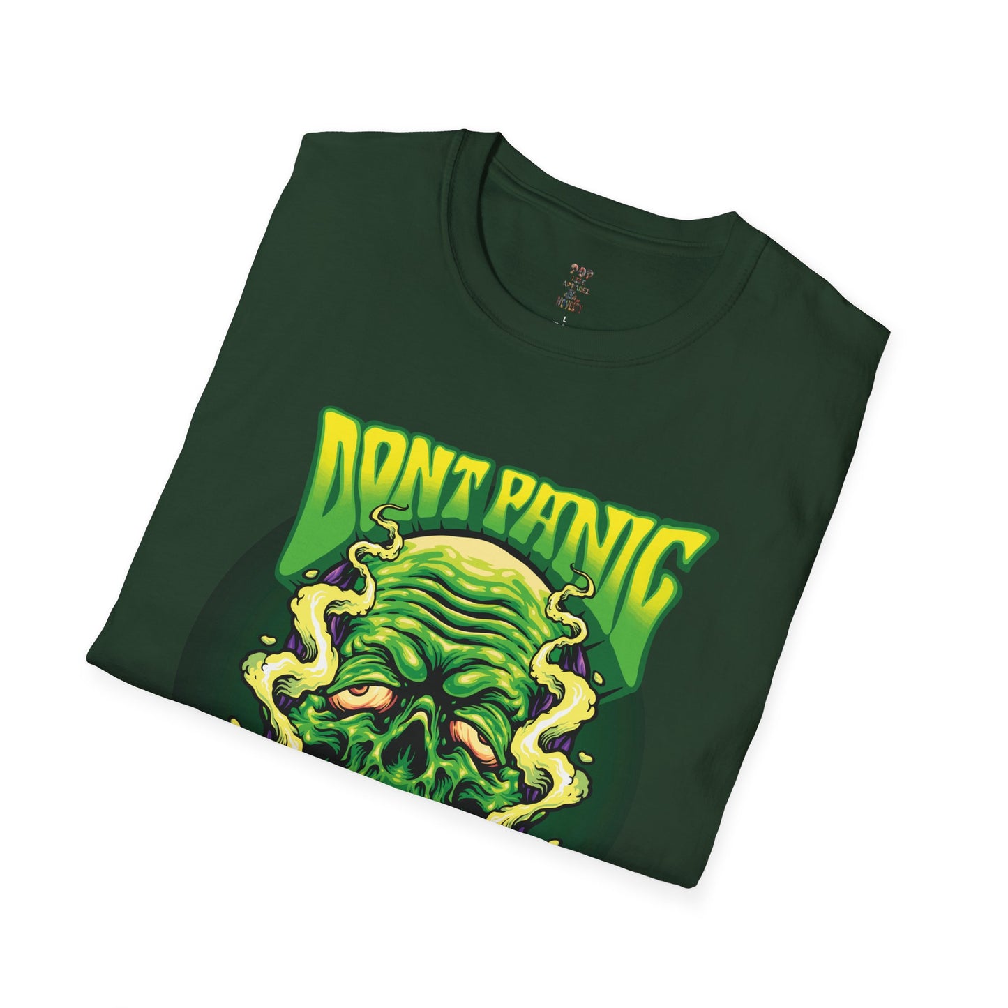 Don't Panic it's Organic Unisex Softstyle T-Shirt