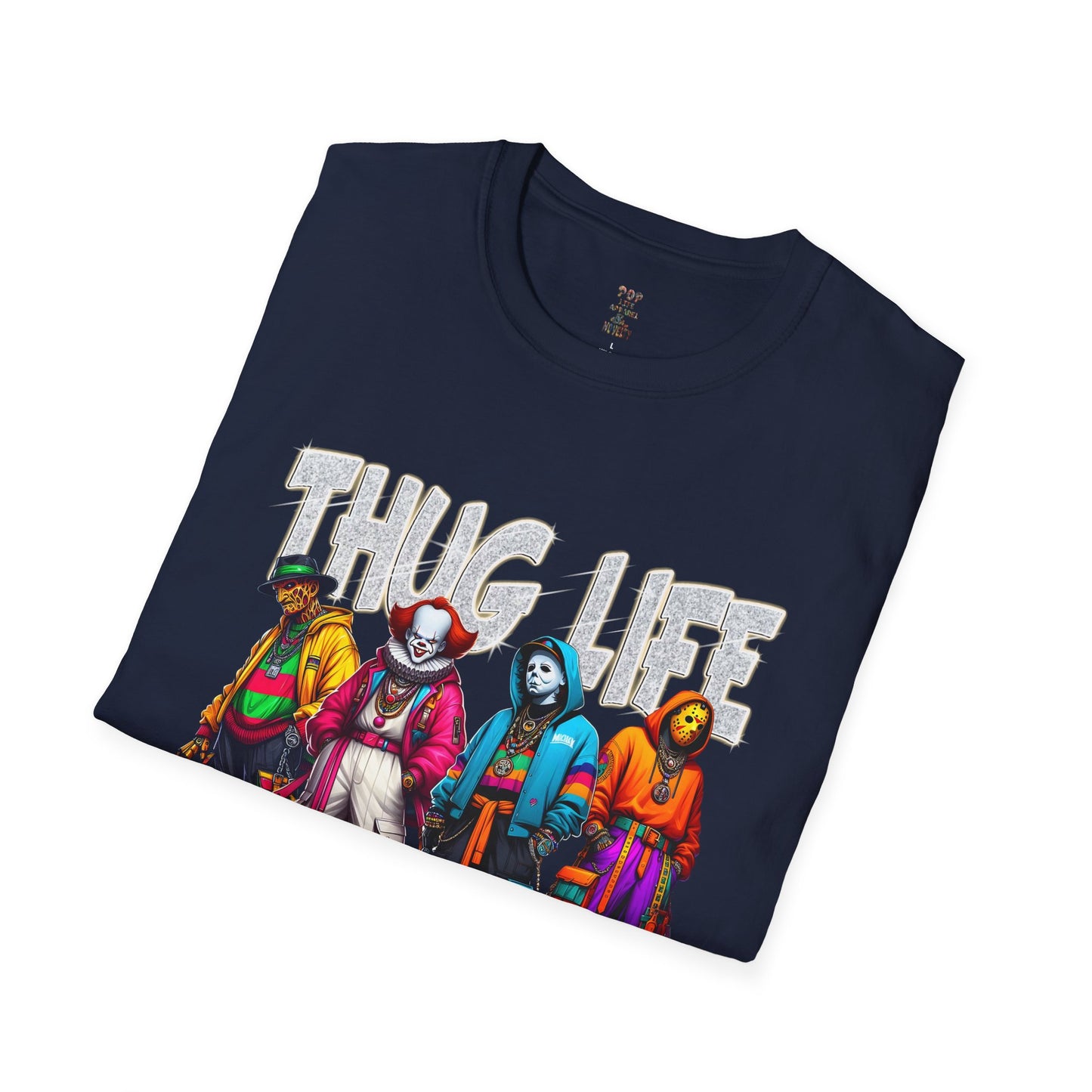 Hip Hop Horror Thug Life Unisex Softstyle T-Shirt
