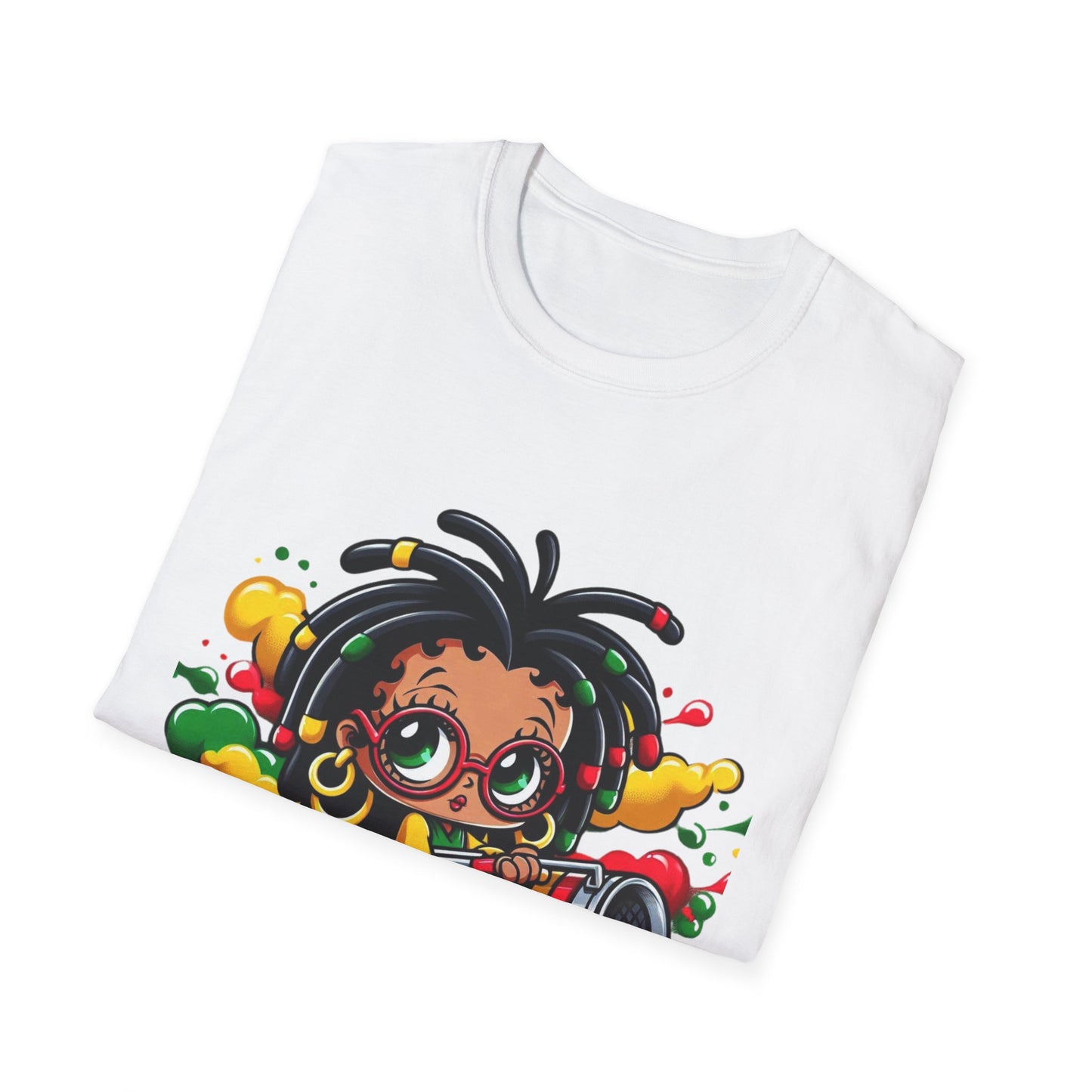 Boombox Betty Softstyle T-Shirt