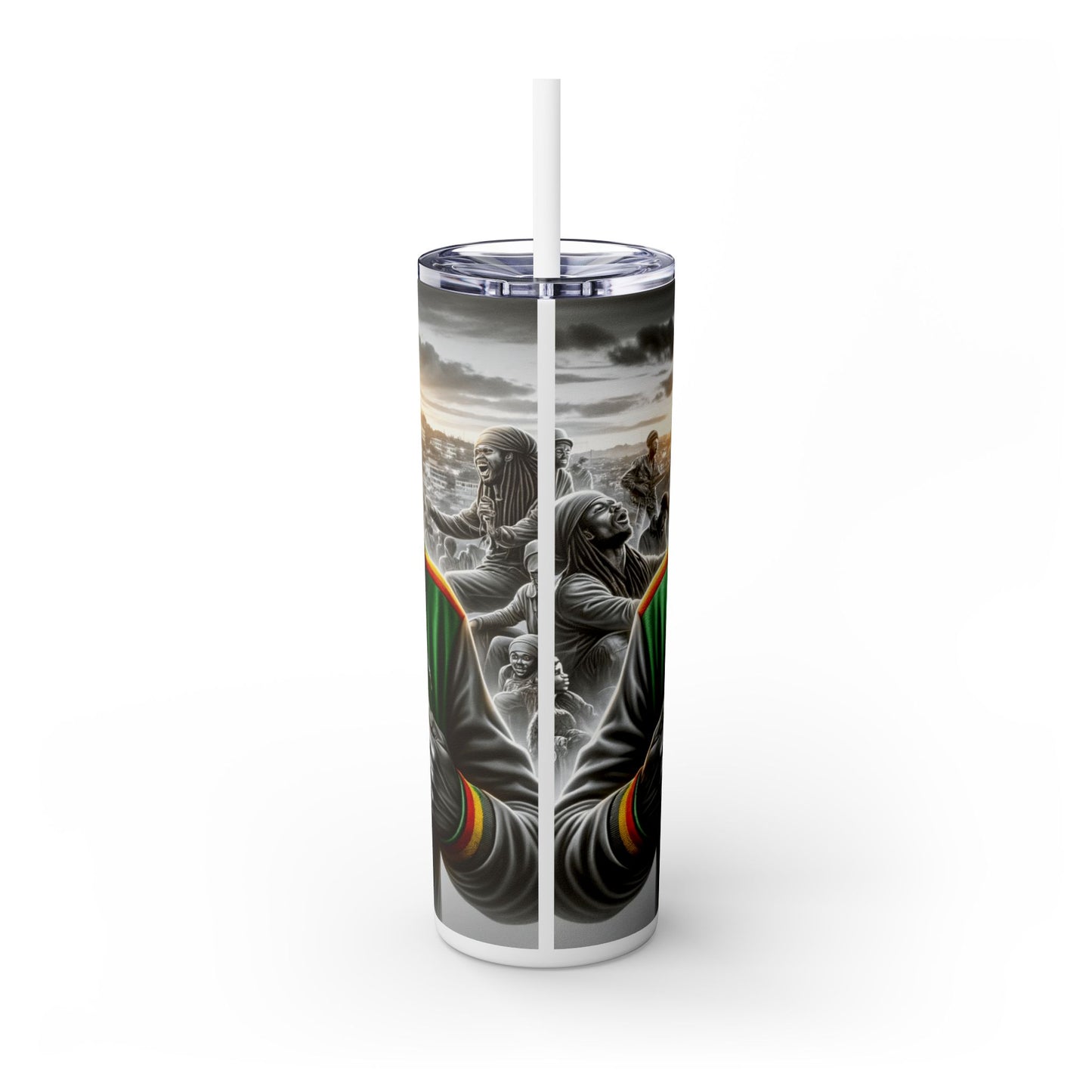 I Am My Ancestors Wildest Dream Tumbler with Straw, 20oz