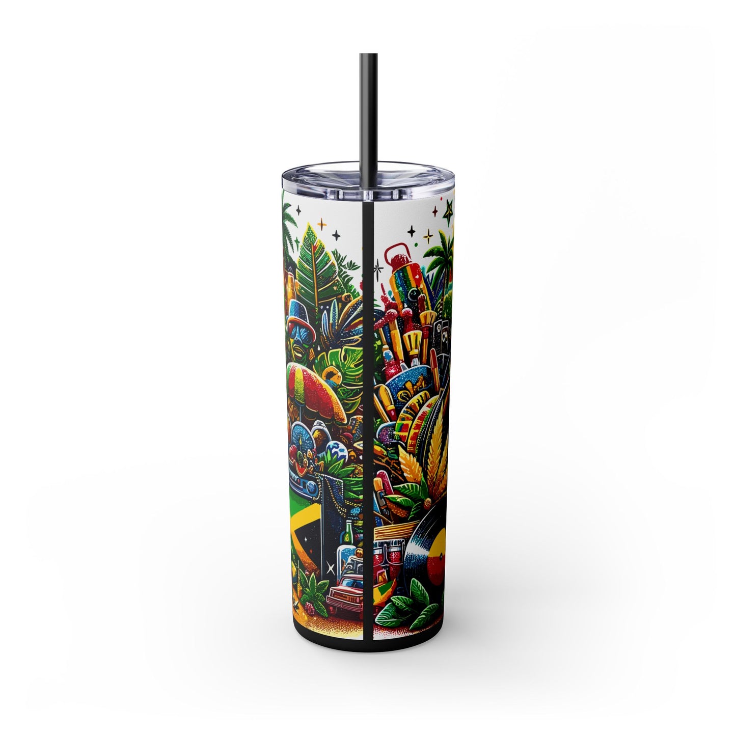 Island Life Tumbler with Straw, 20oz