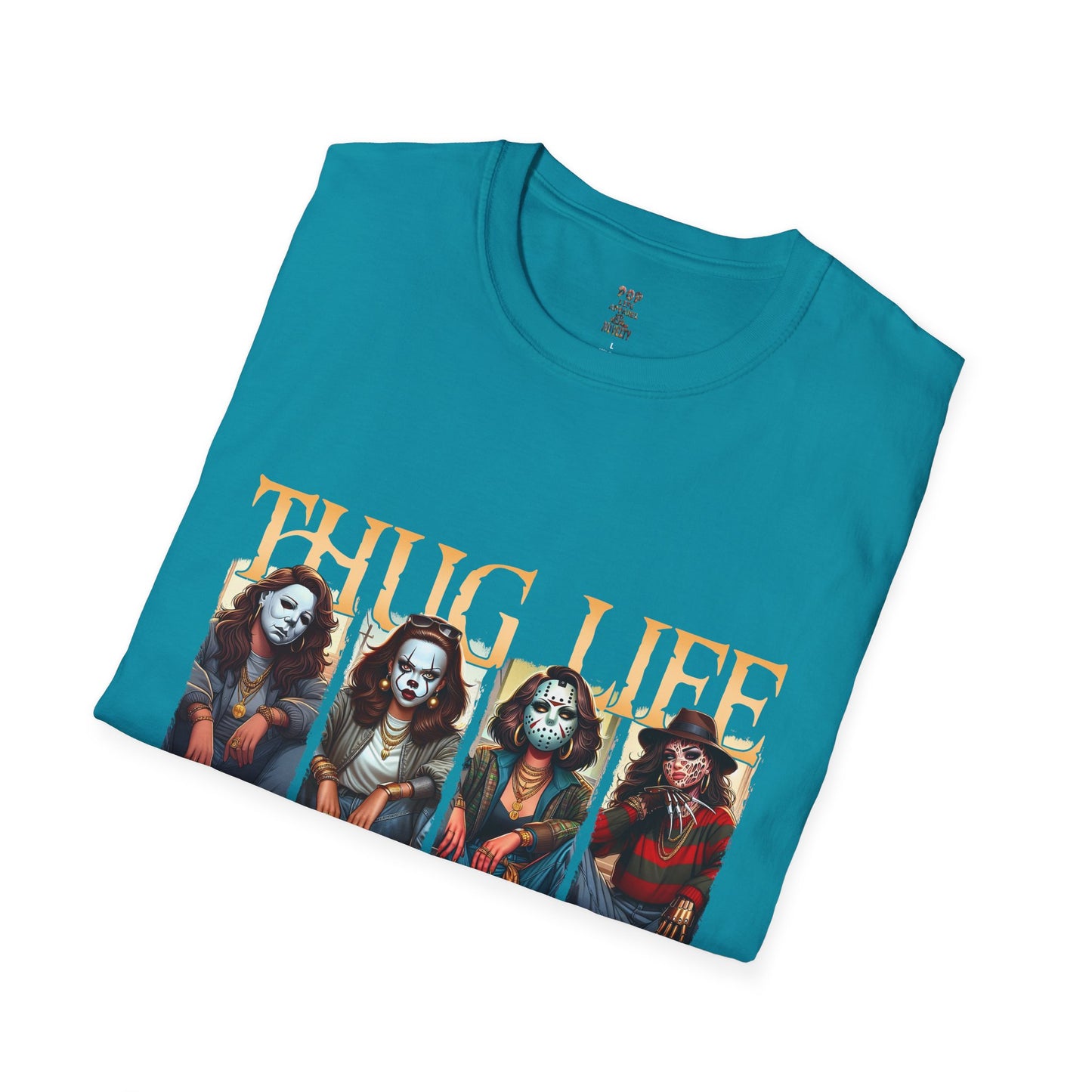 Thug Life Horror Chicks Unisex Softstyle T-Shirt