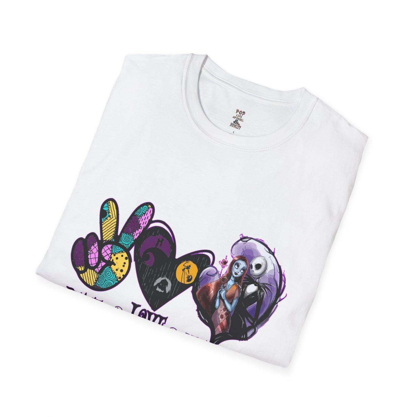 Peace, Love and Nightmare's Unisex Softstyle T-Shirt