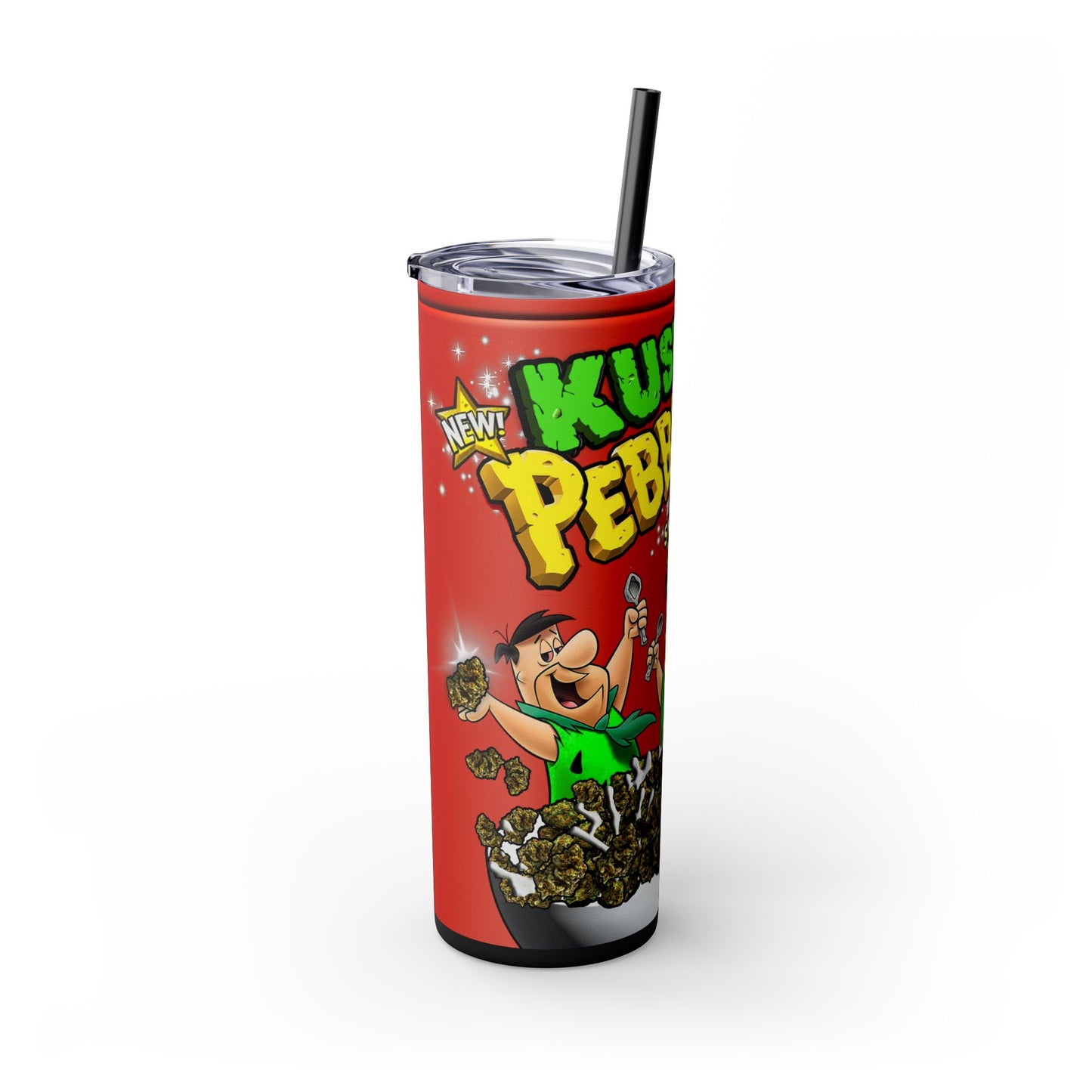 Kushy Pebbles Tumbler with Straw, 20oz