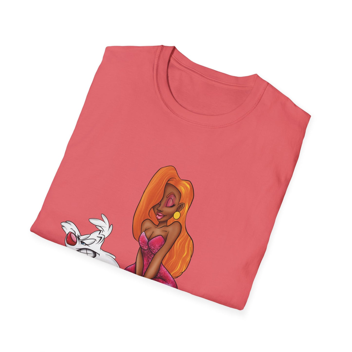 Kiss Me Rabbit Unisex Softstyle T-Shirt