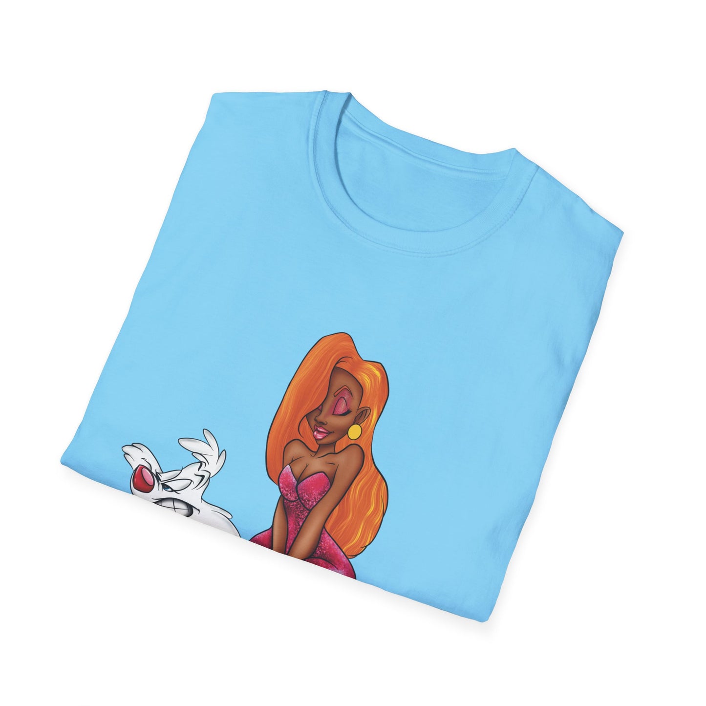 Kiss Me Rabbit Unisex Softstyle T-Shirt