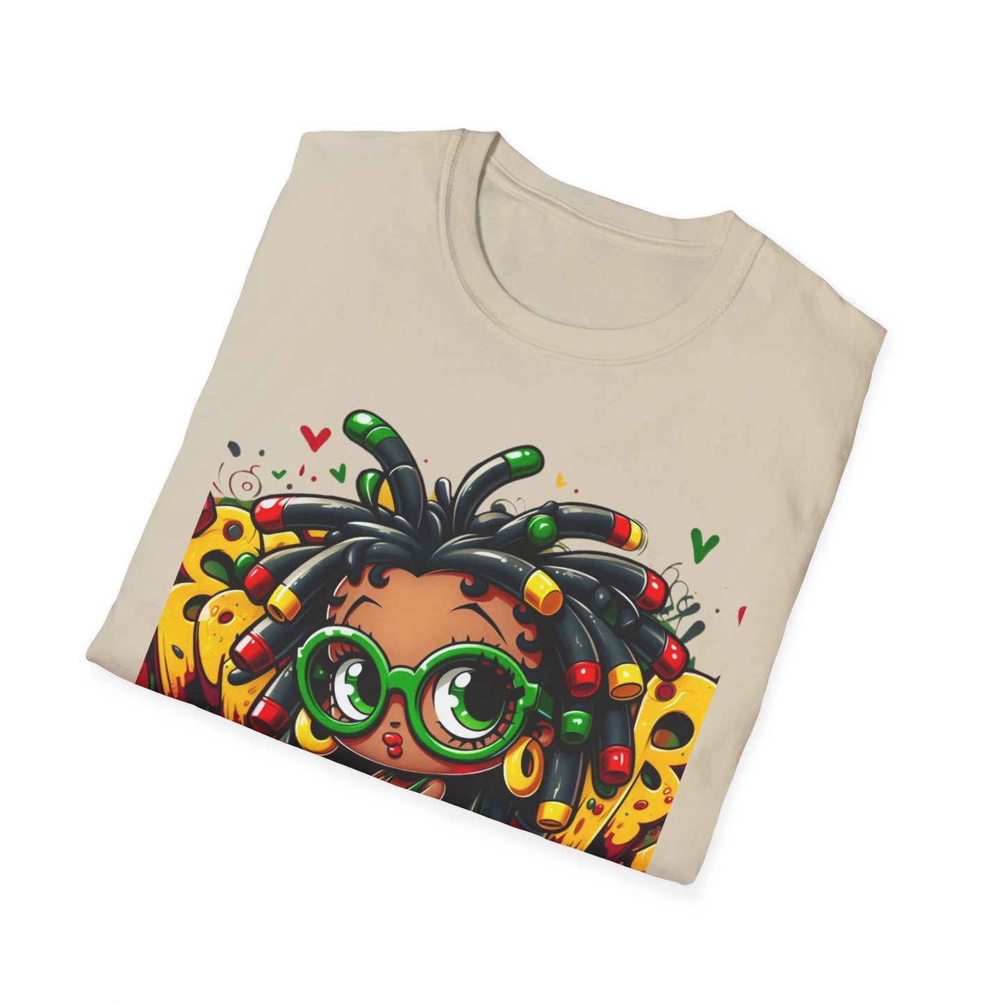 Locs and Glasses Betty Softstyle T-Shirt