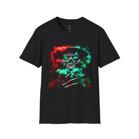 Horror Smoke Freddy #2 Unisex Softstyle T-Shirt