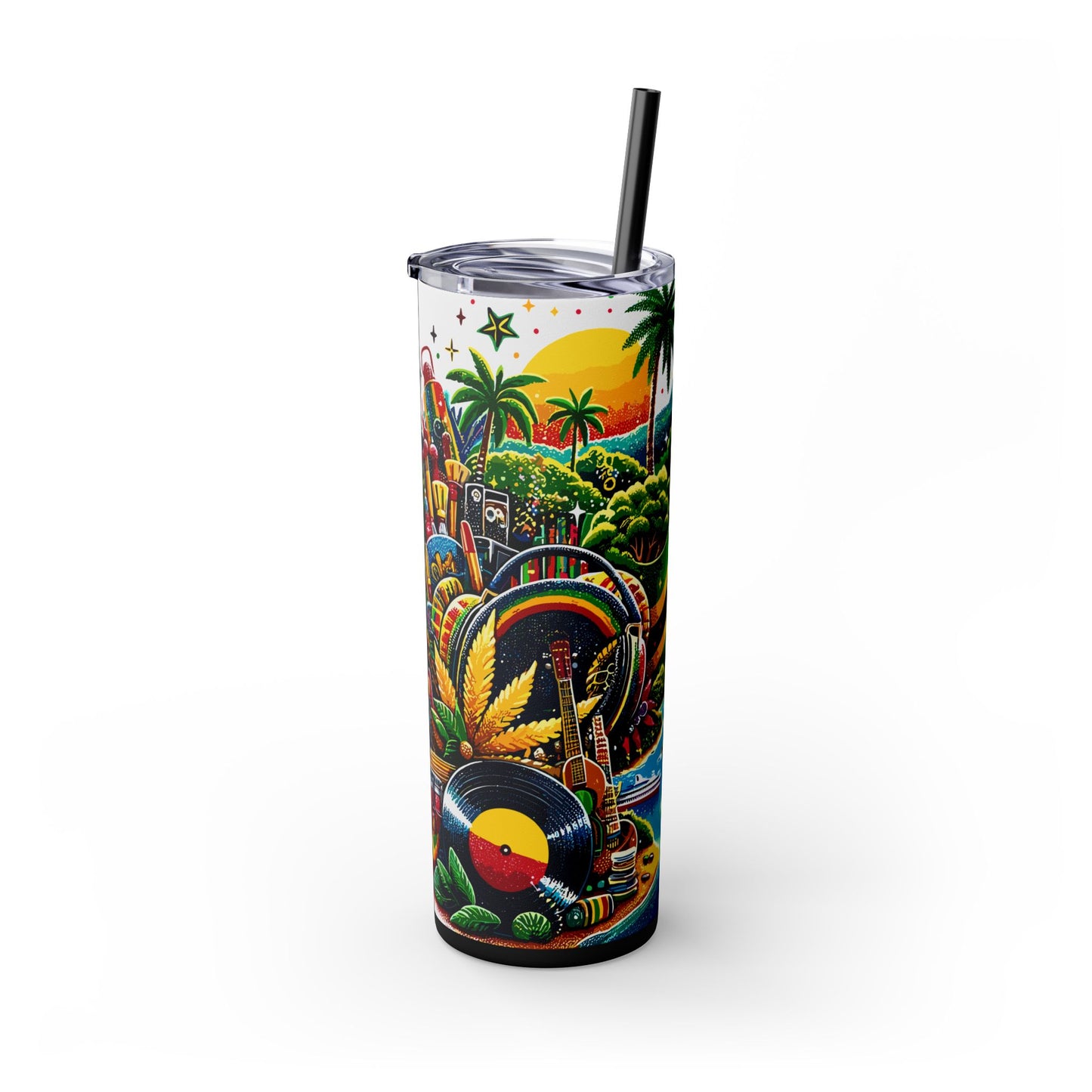 Island Life Tumbler with Straw, 20oz