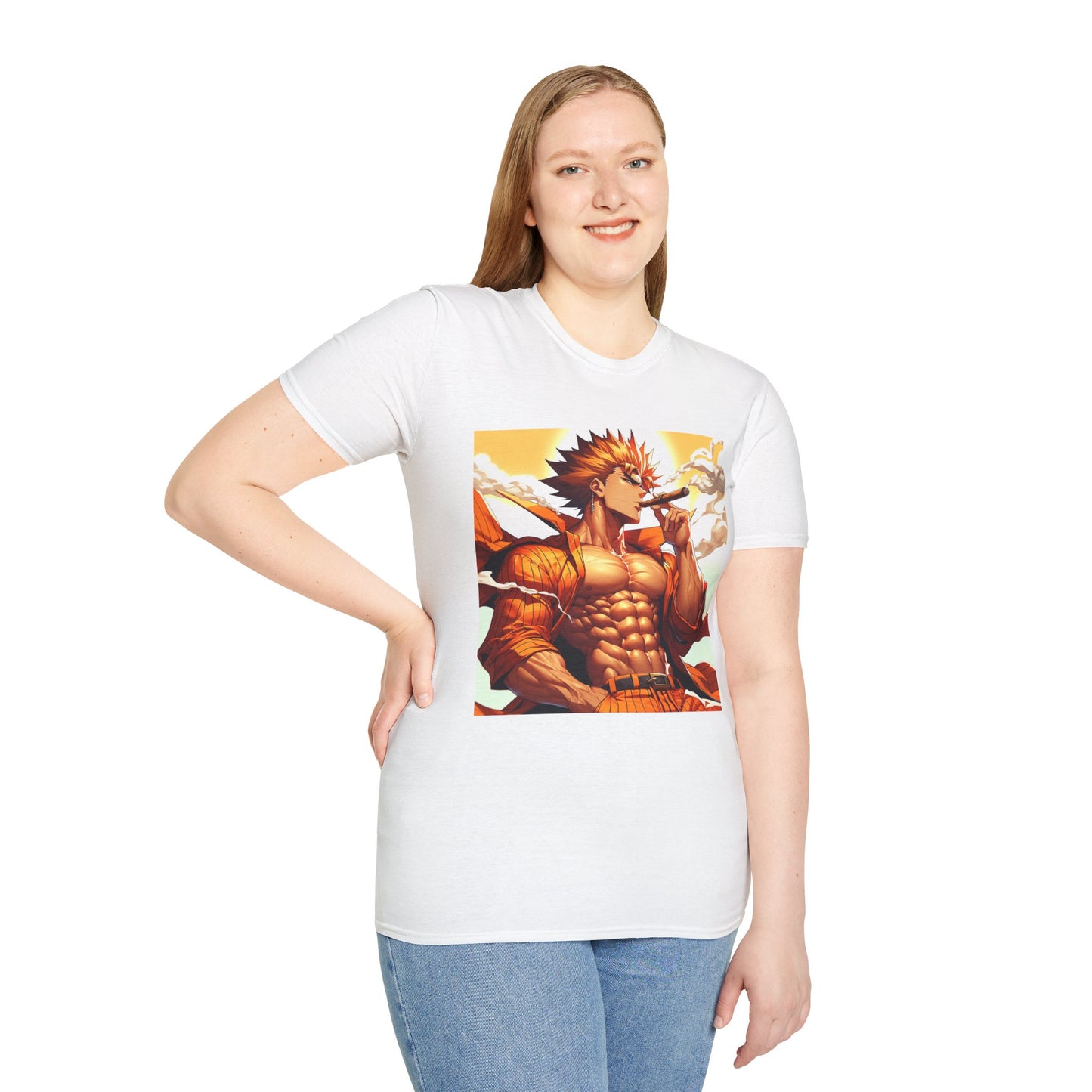 Blunted Goku High Softstyle T-Shirt