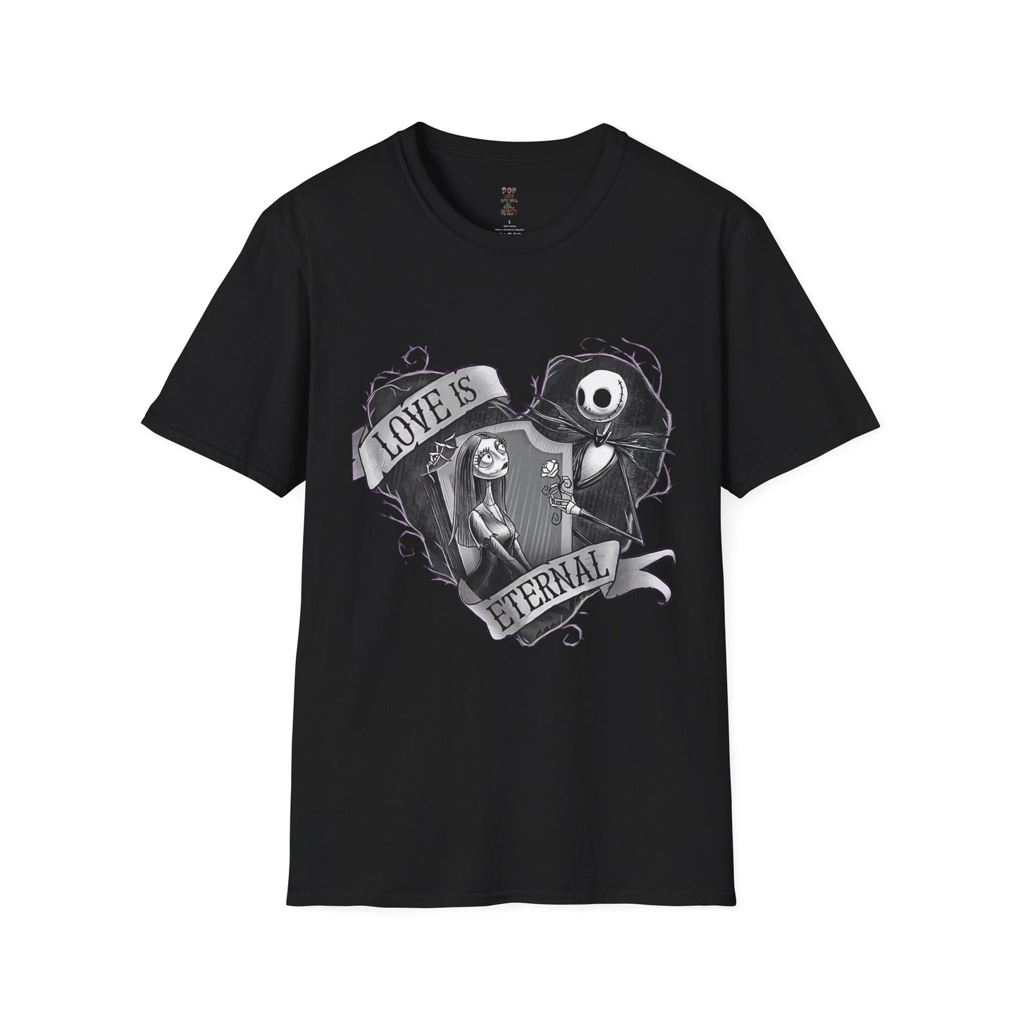 Jack and Sally Love Is Eternal Unisex Softstyle T-Shirt