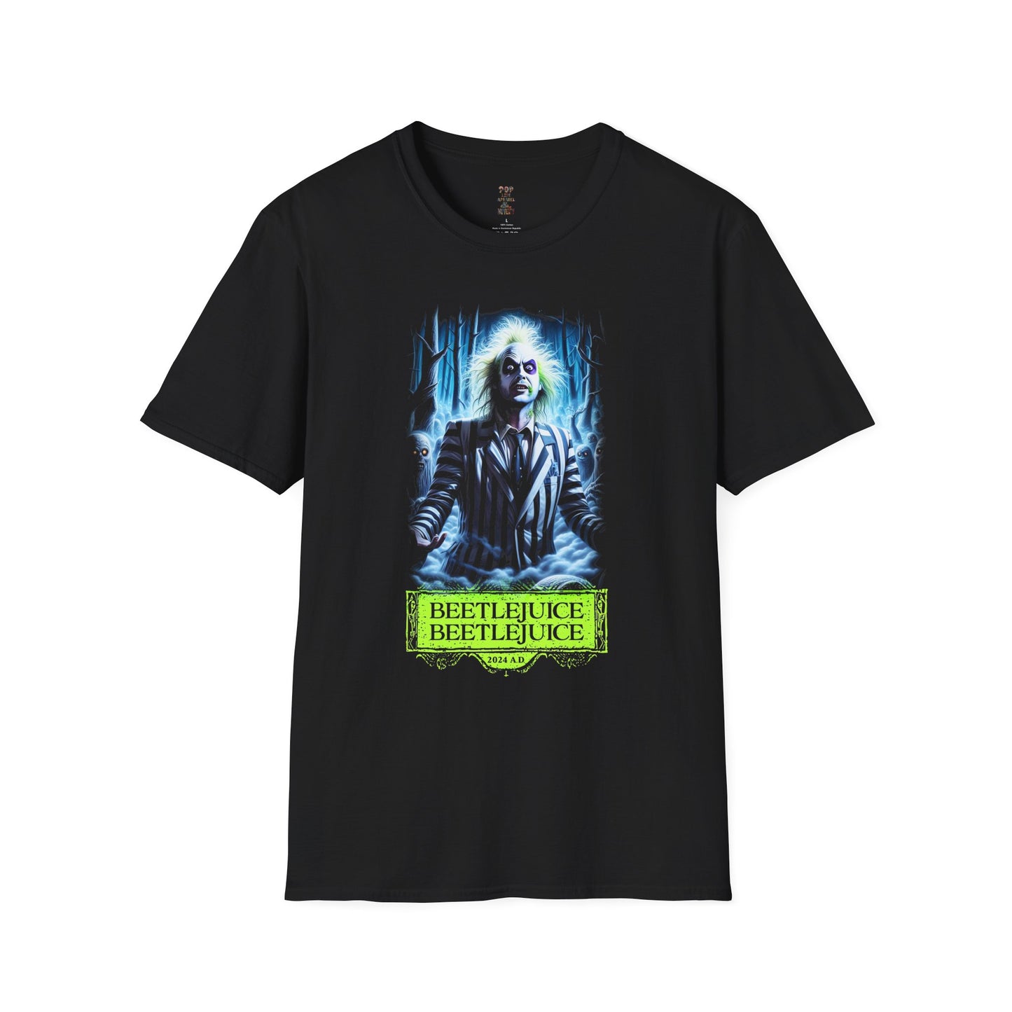 Beetlejuice Portrait Unisex Softstyle T-Shirt