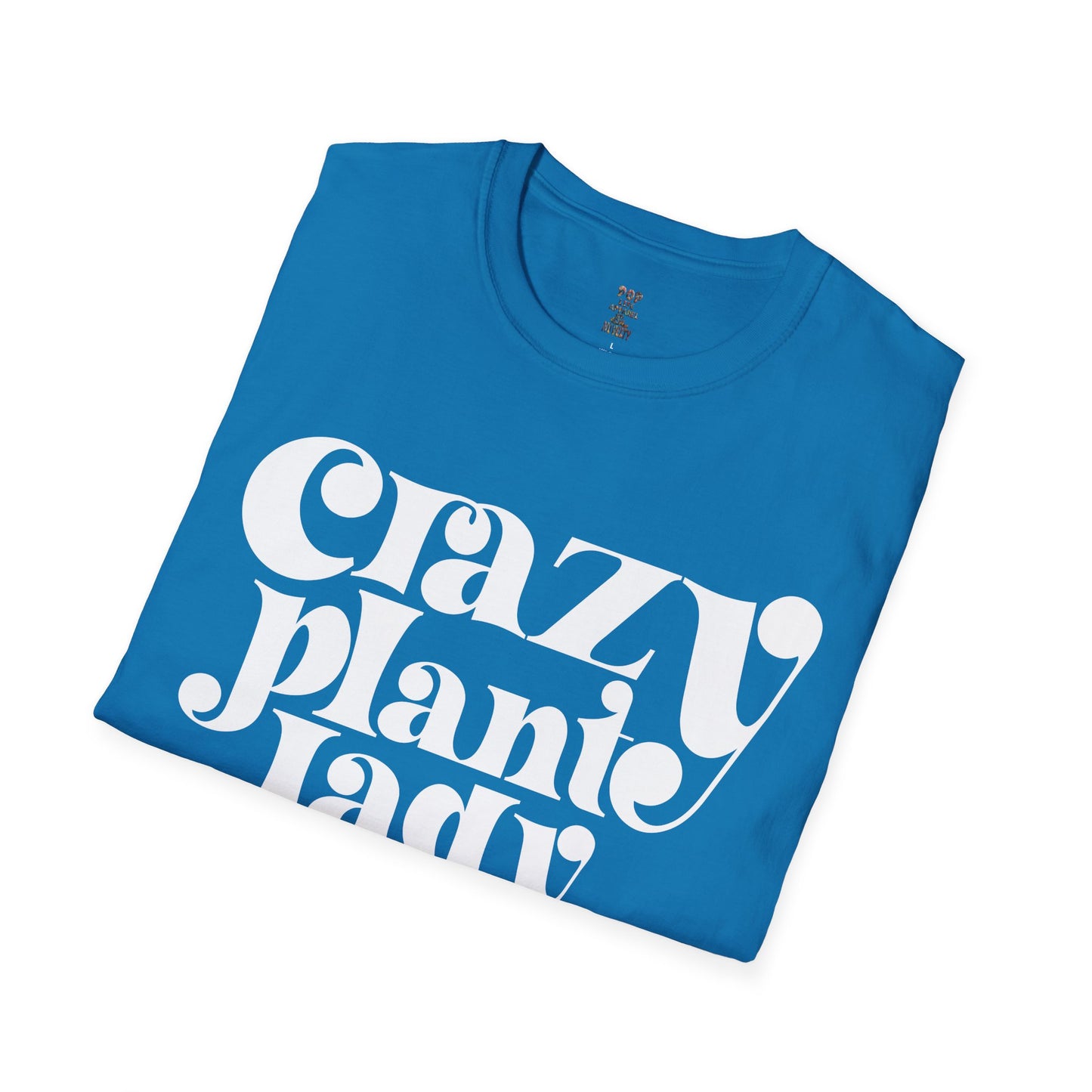 Crazy Plant Lady White Unisex Softstyle T-Shirt