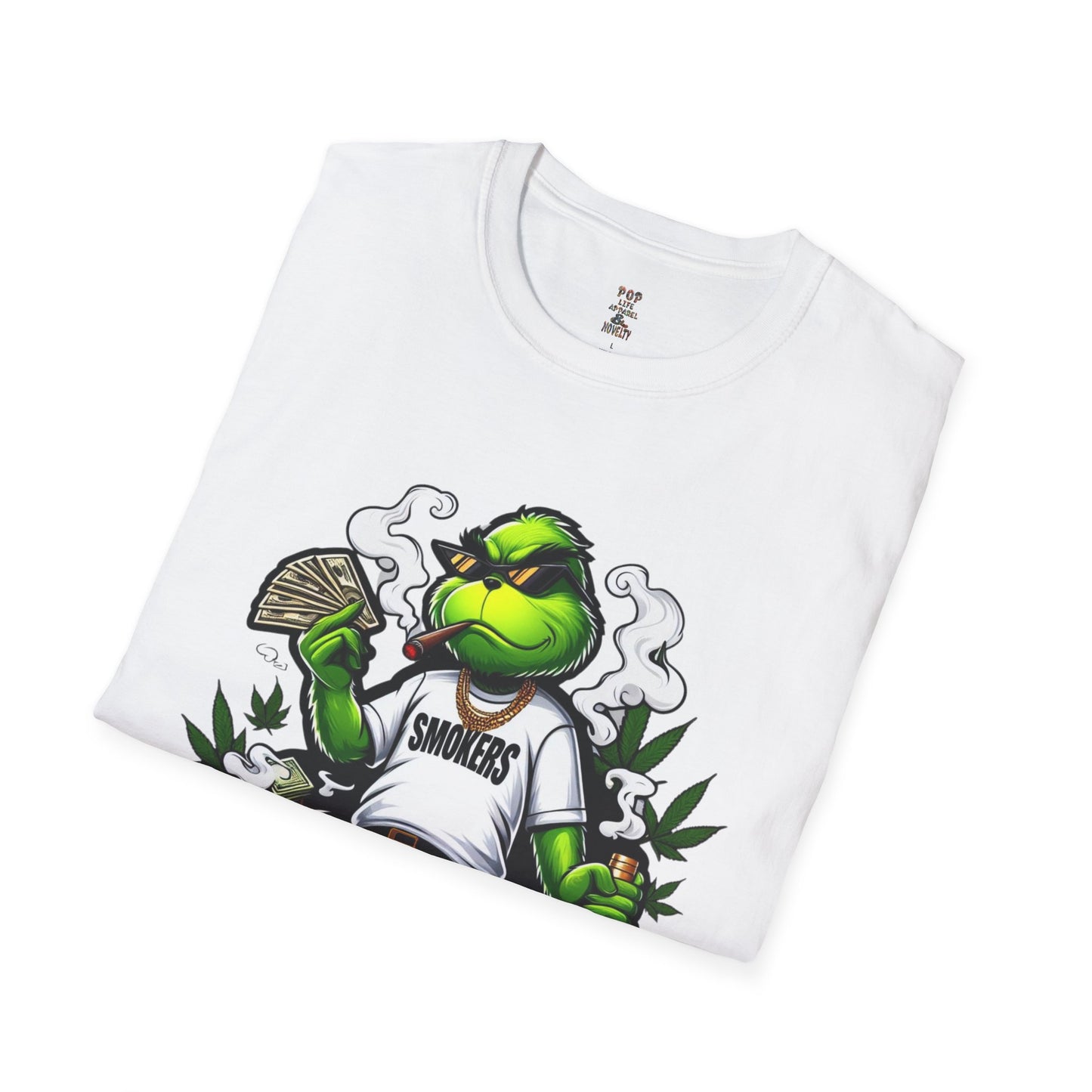 Smokers Grinch Softstyle T-Shirt