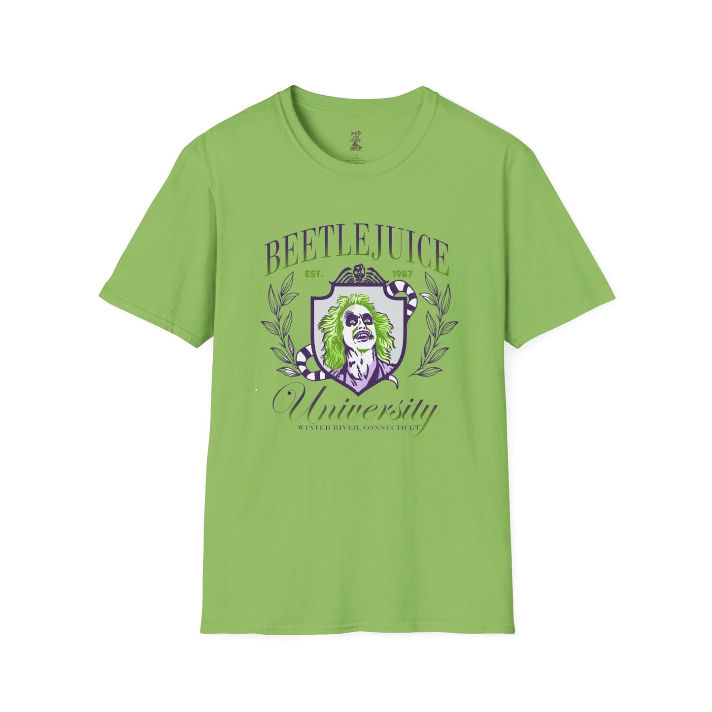 Beetlejuice University Unisex Softstyle T-Shirt