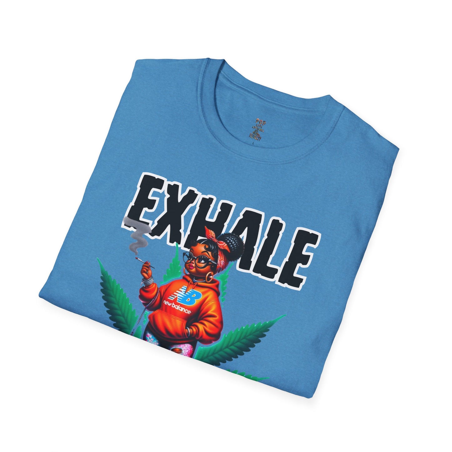 Exhale the Bullshit Unisex Softstyle T-Shirt