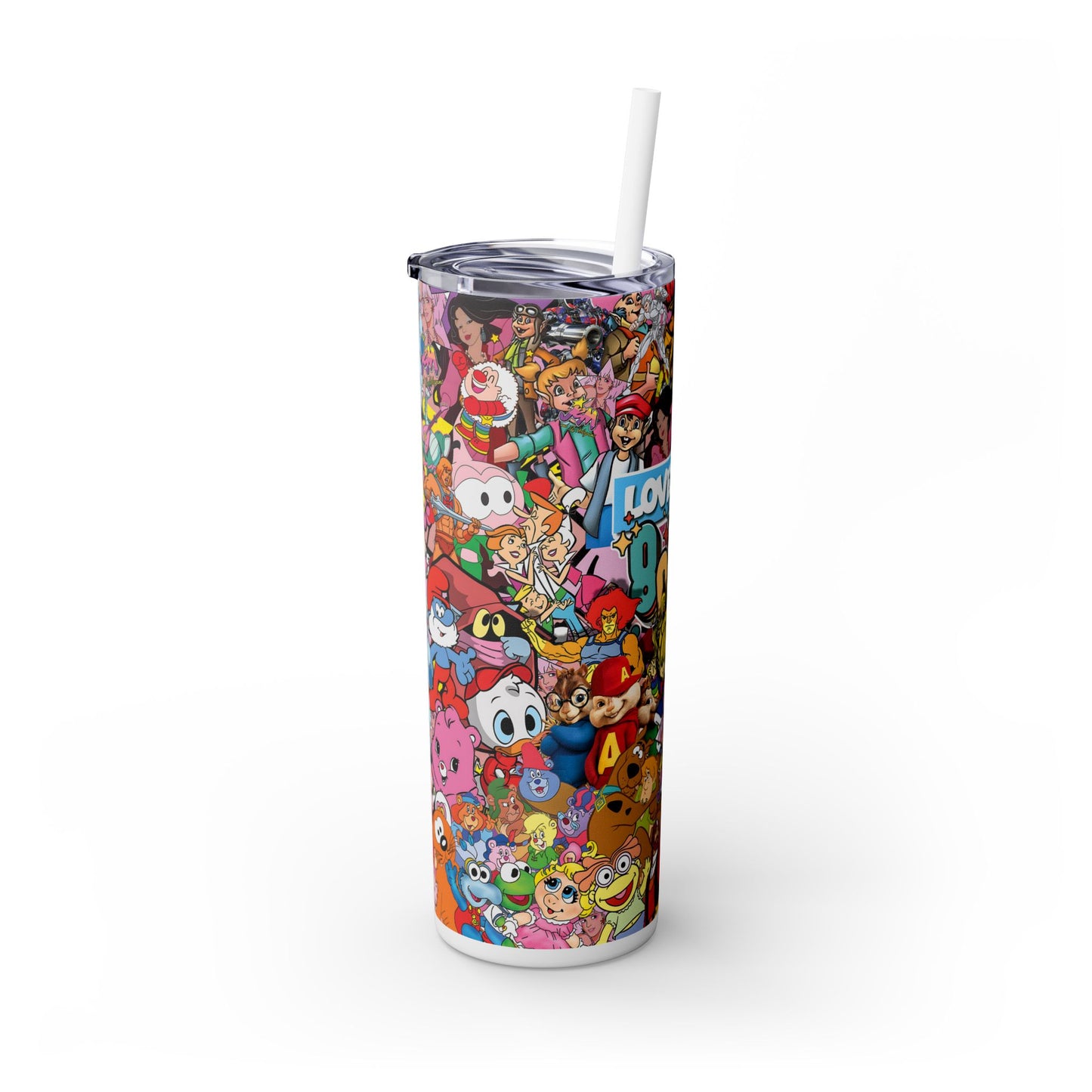 I Love the 90's Tumbler with Straw, 20oz