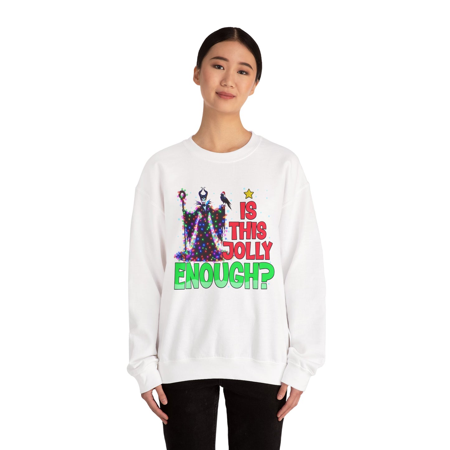 Is this Jolly Enough Unisex Heavy Blend™ Crewneck Sweatshirt