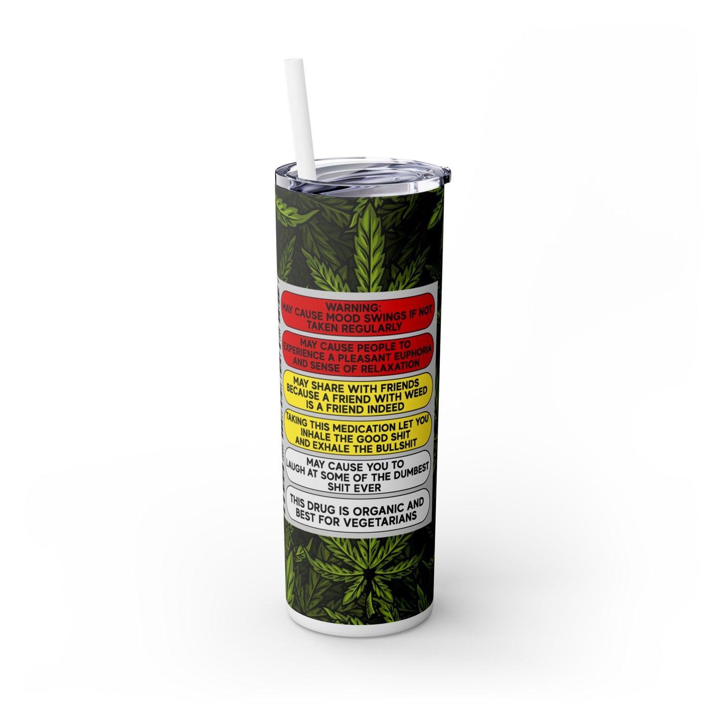 Rx Stoner's Pharmacy Tumbler with Straw, 20oz