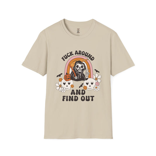 Fuck Around and Find Out Reaper Softstyle T-Shirt