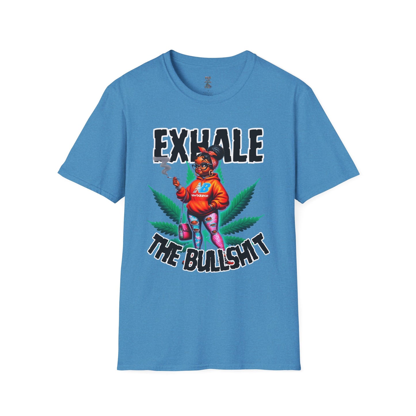 Exhale the Bullshit Unisex Softstyle T-Shirt