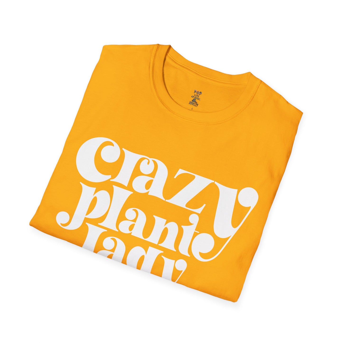 Crazy Plant Lady White Unisex Softstyle T-Shirt
