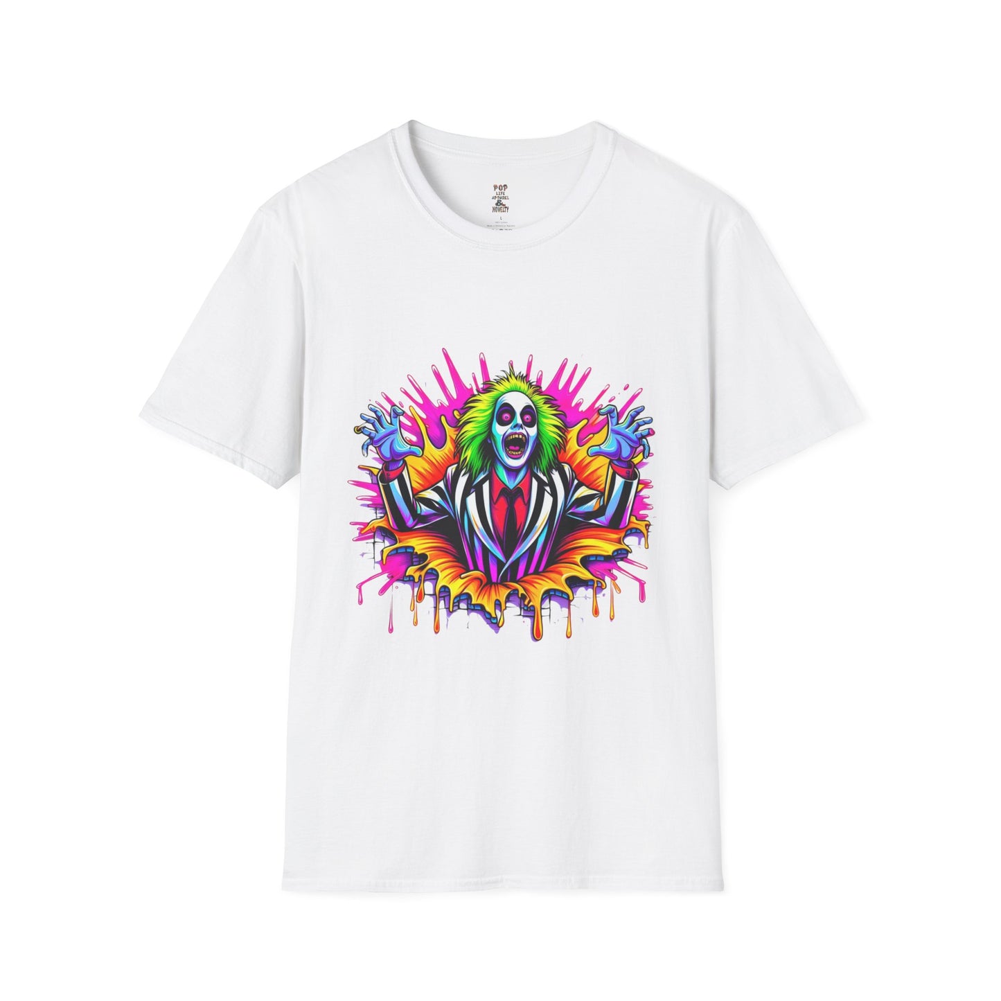 Neon Beetlejuice Unisex Softstyle T-Shirt