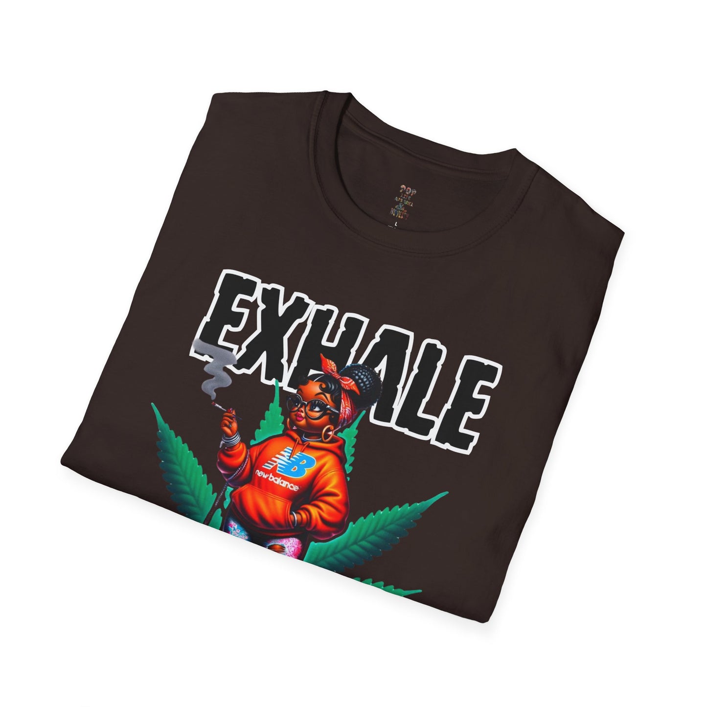 Exhale the Bullshit Unisex Softstyle T-Shirt