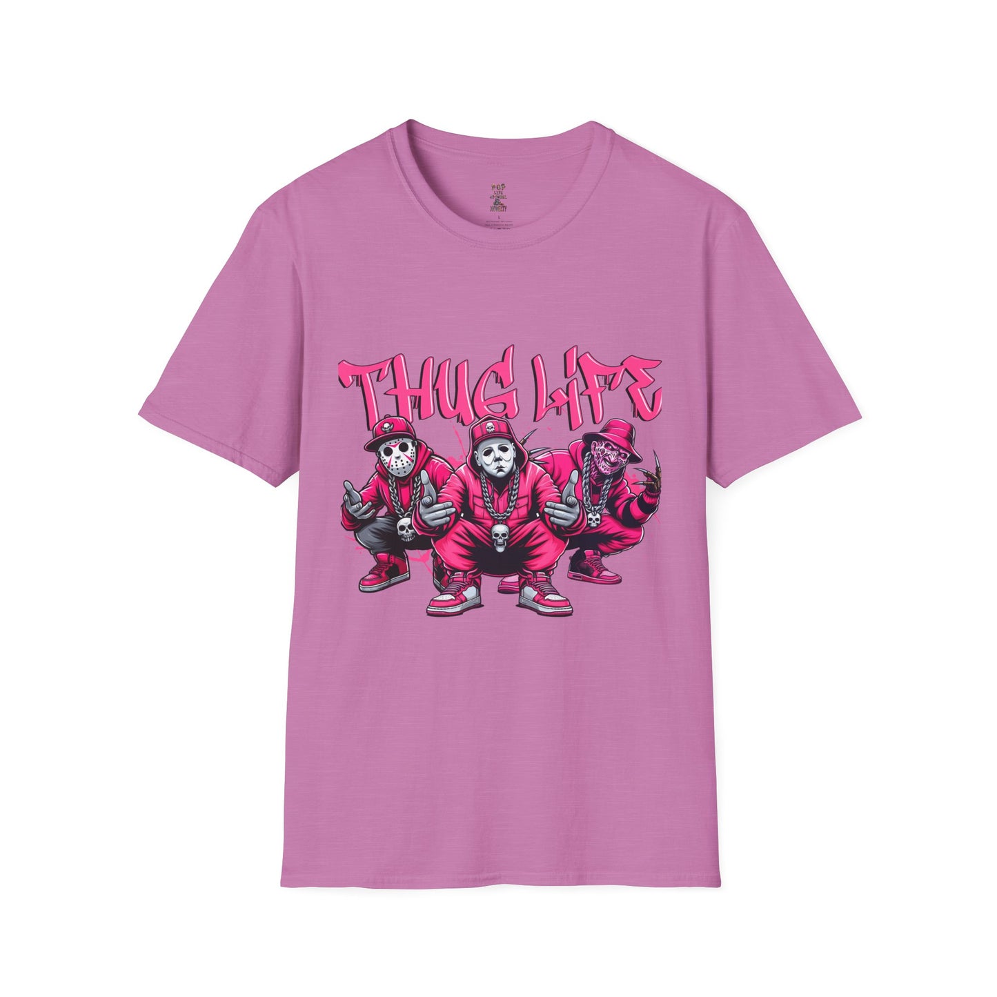 Pink Thug Life Unisex Softstyle T-Shirt