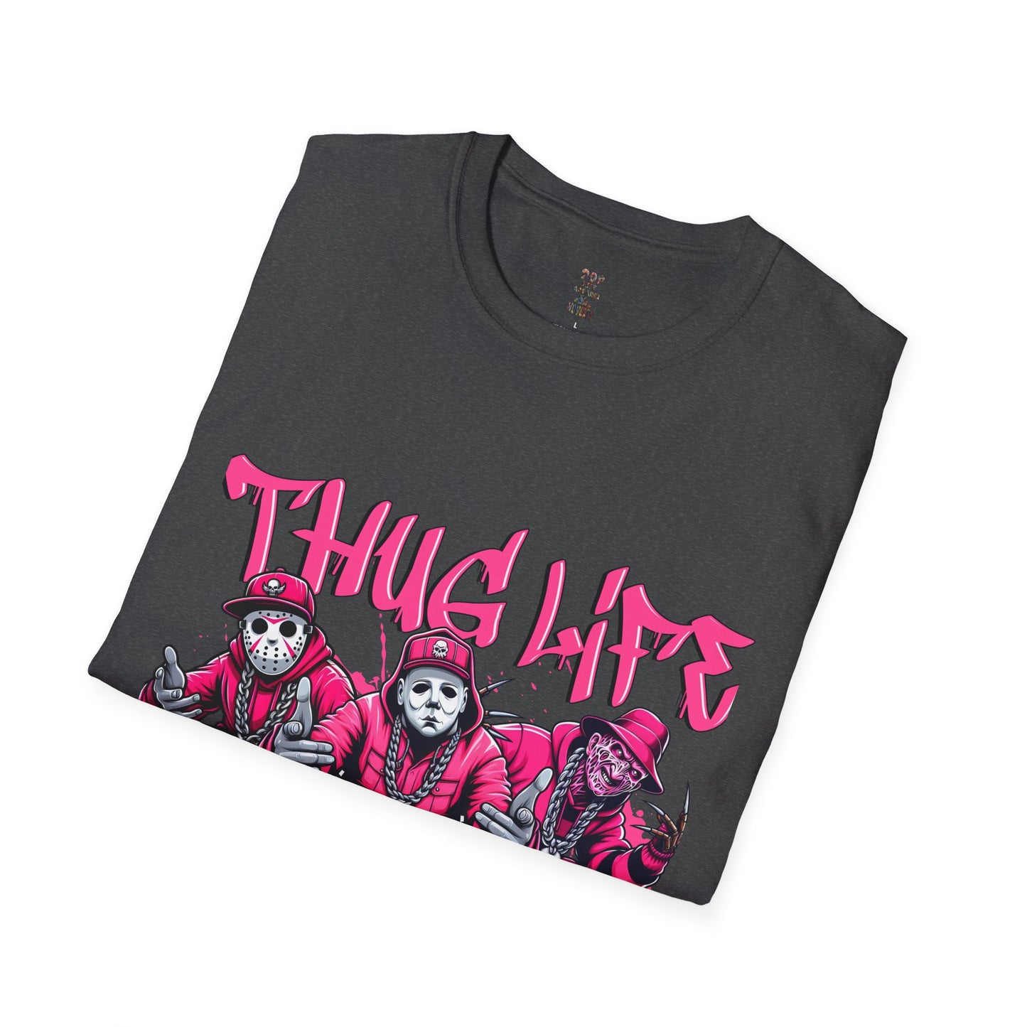 Pink Thug Life Unisex Softstyle T-Shirt