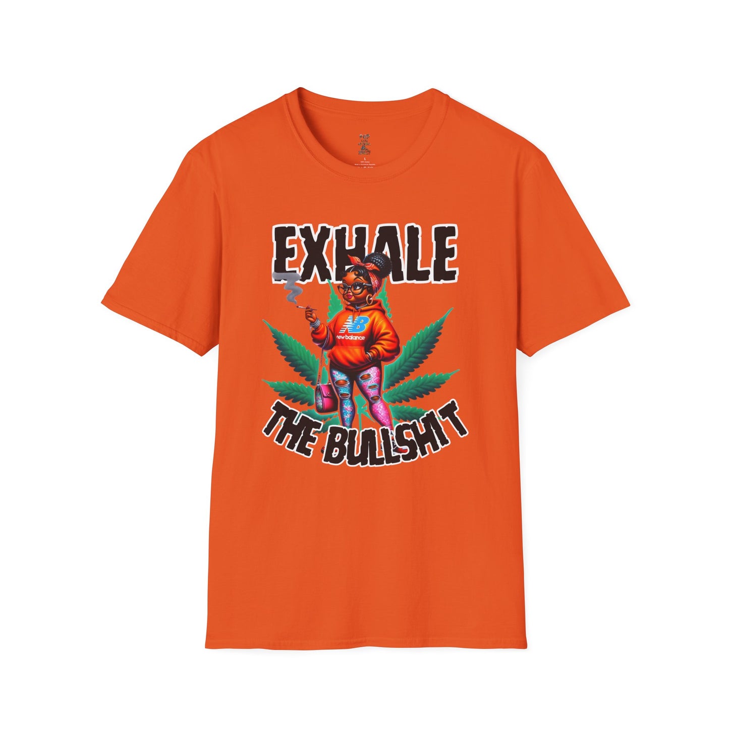 Exhale the Bullshit Unisex Softstyle T-Shirt