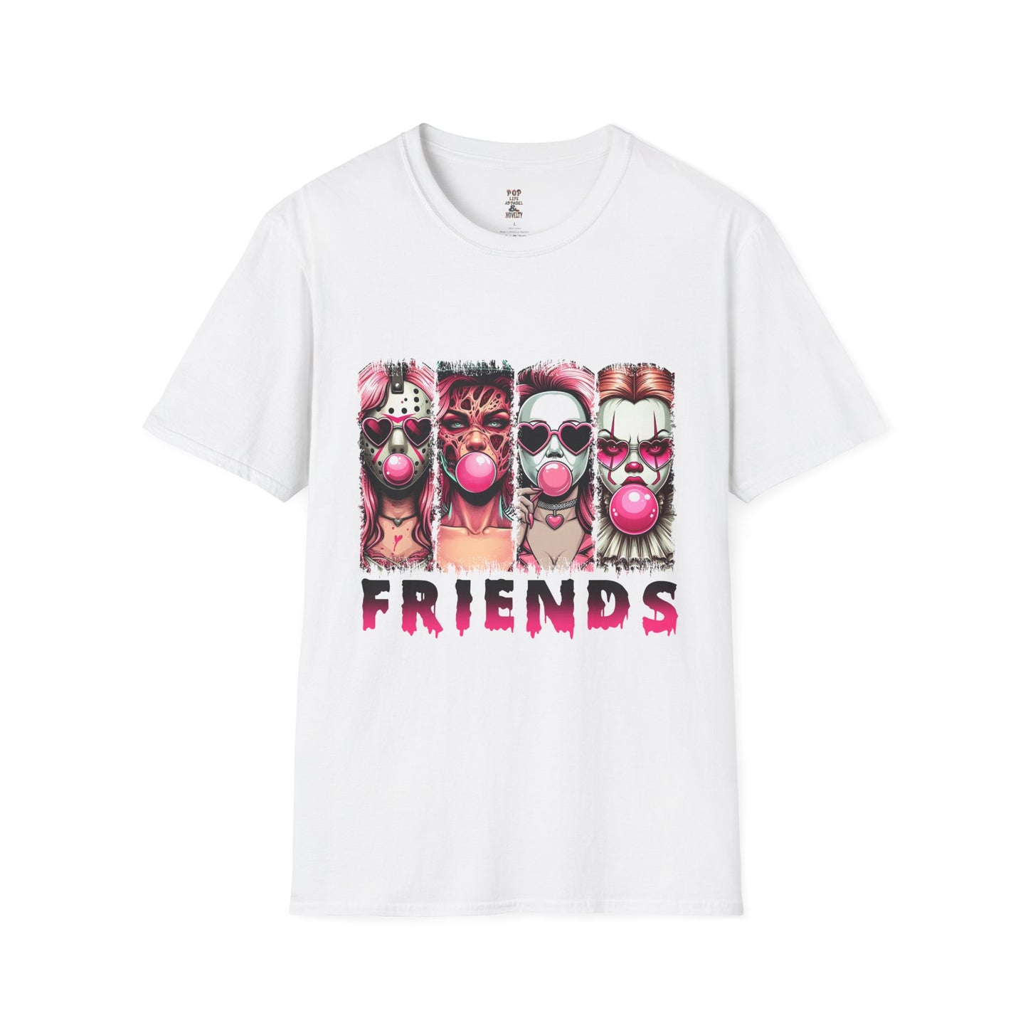 Horror Bubblegum Friends Unisex Softstyle T-Shirt