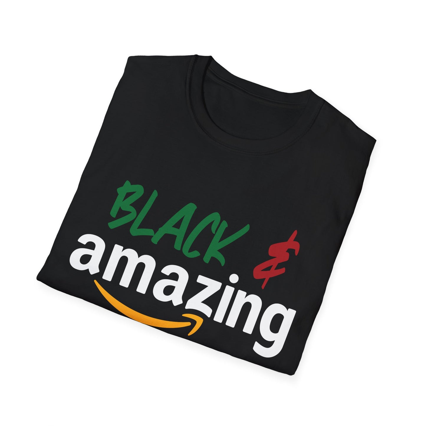 Black and Amazing Softstyle T-Shirt