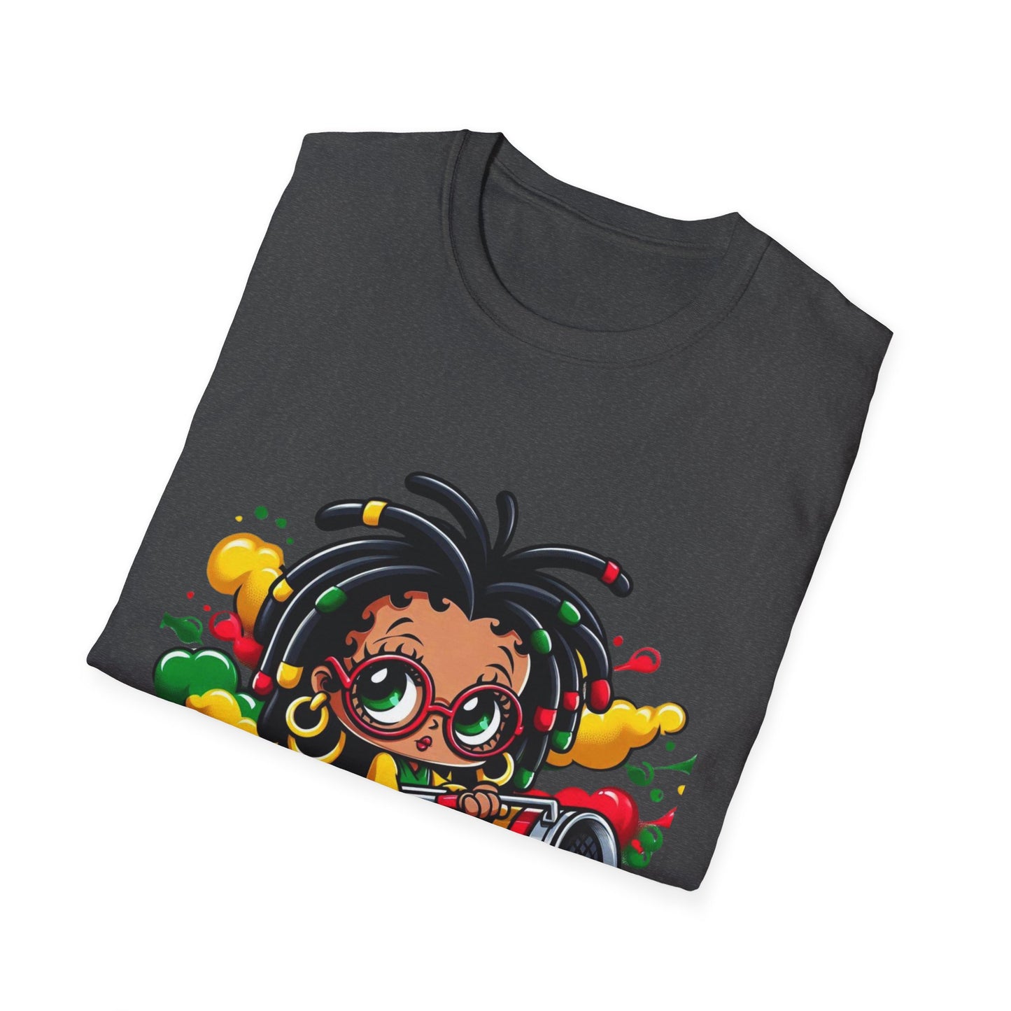 Boombox Betty Softstyle T-Shirt