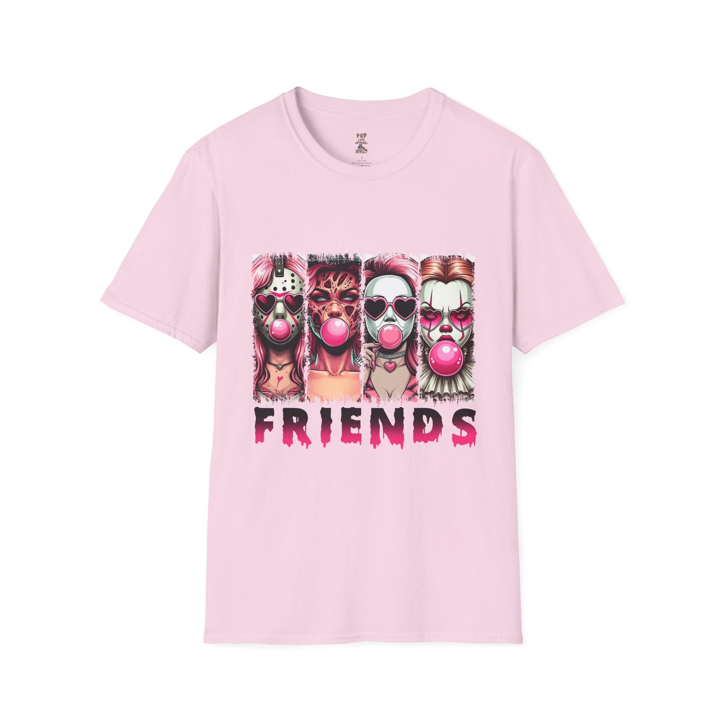 Horror Bubblegum Friends Unisex Softstyle T-Shirt